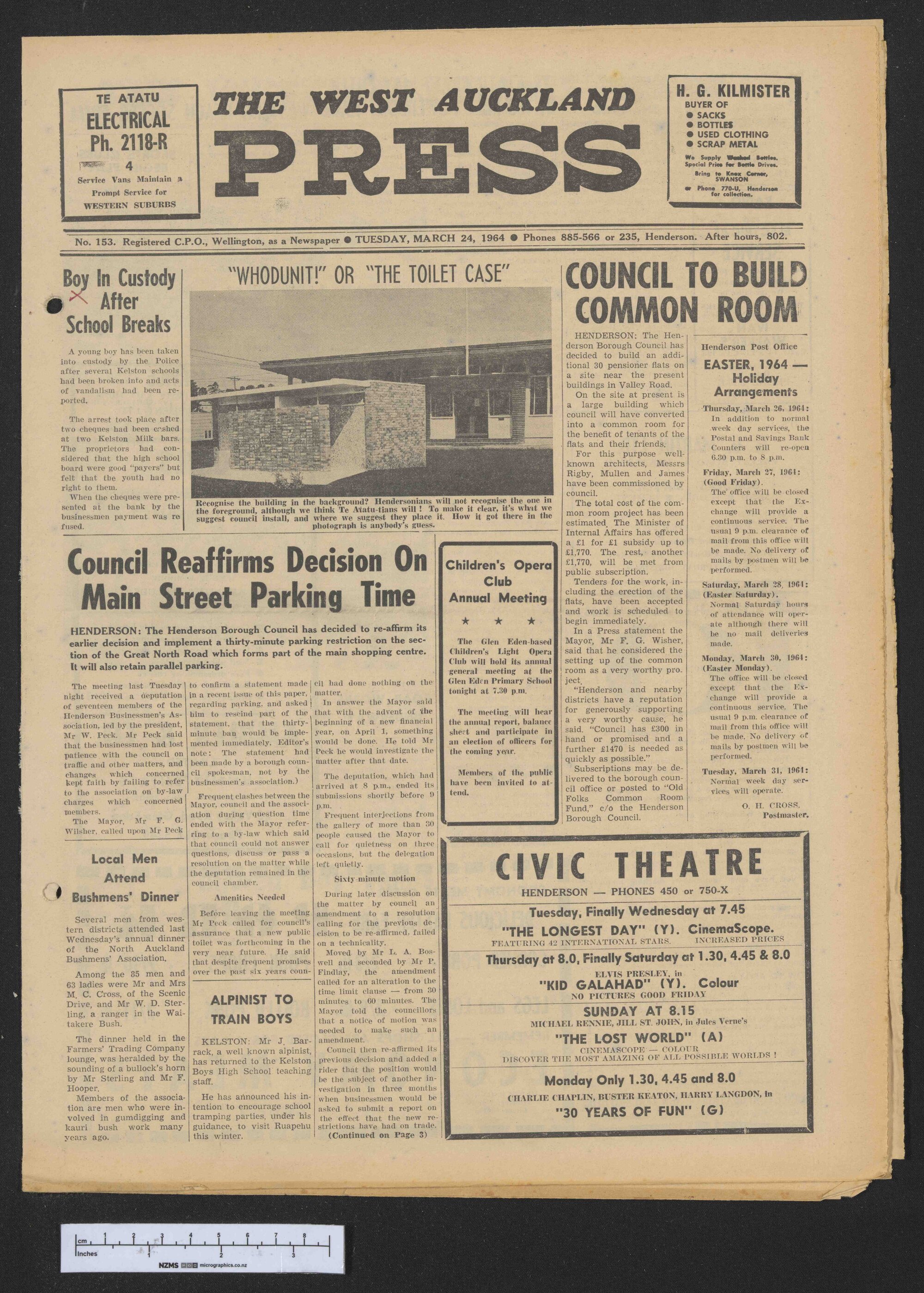 1964-03-24 West Auckland Press