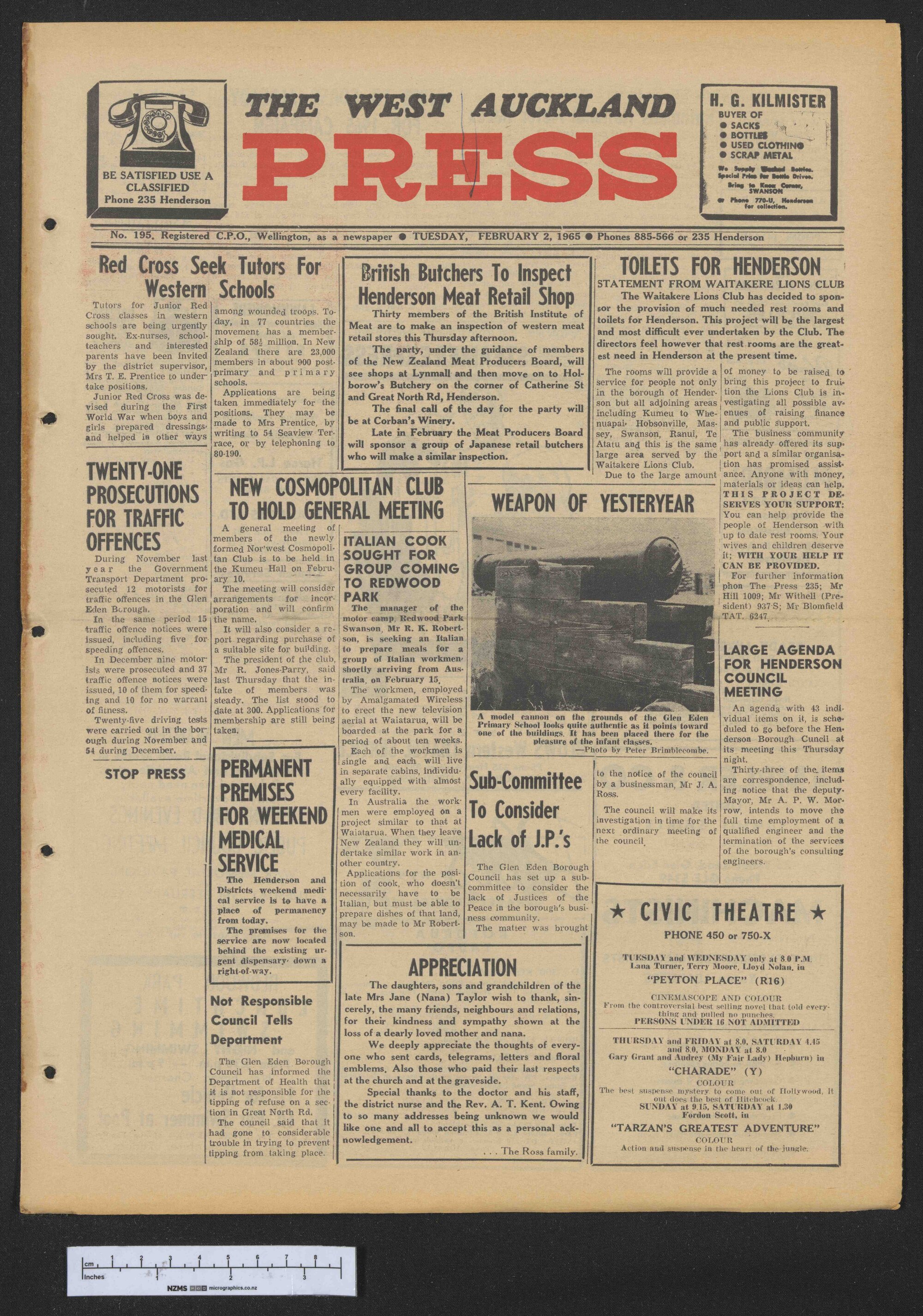 1965-02-02 West Auckland Press