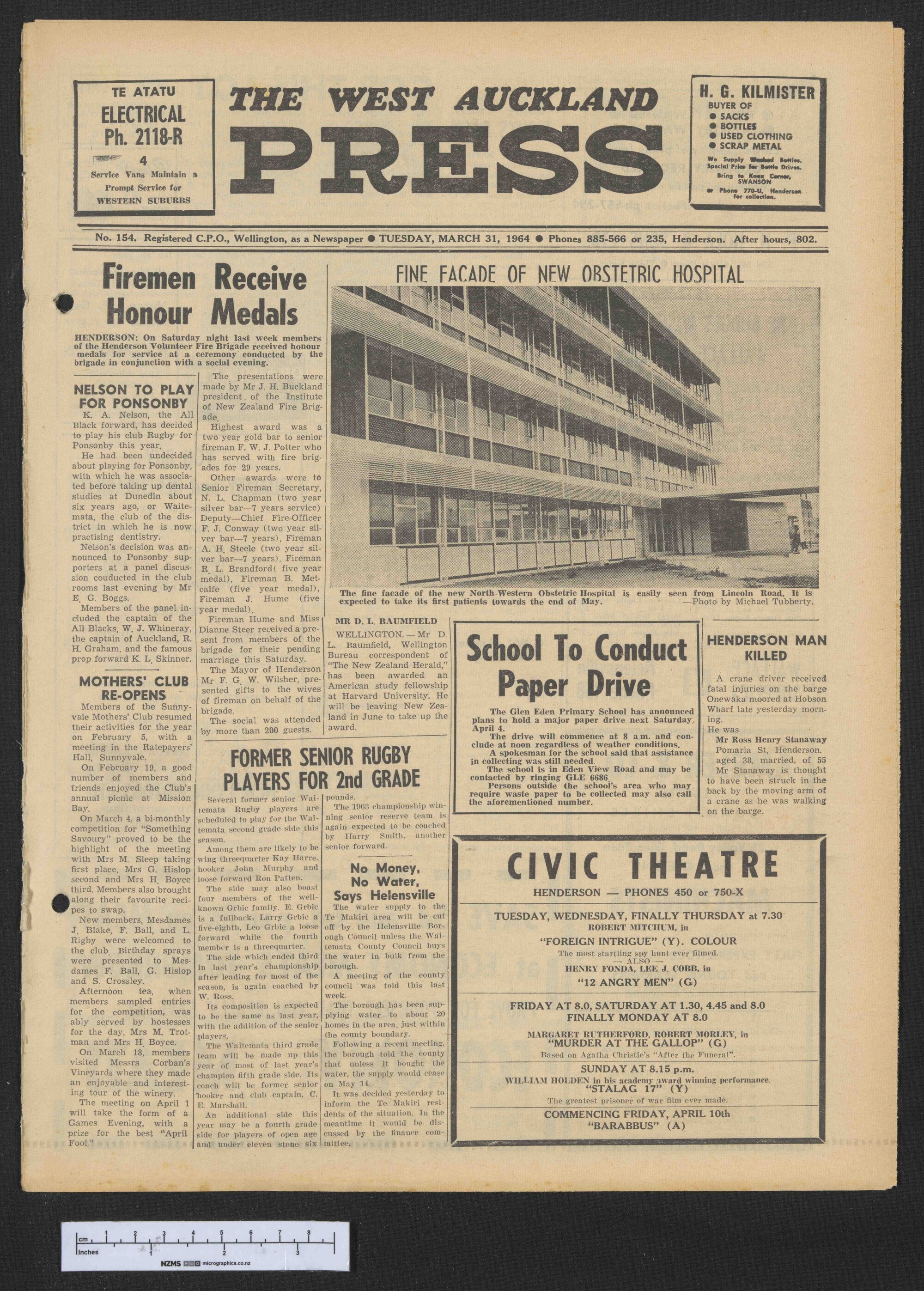1964-03-31 West Auckland Press