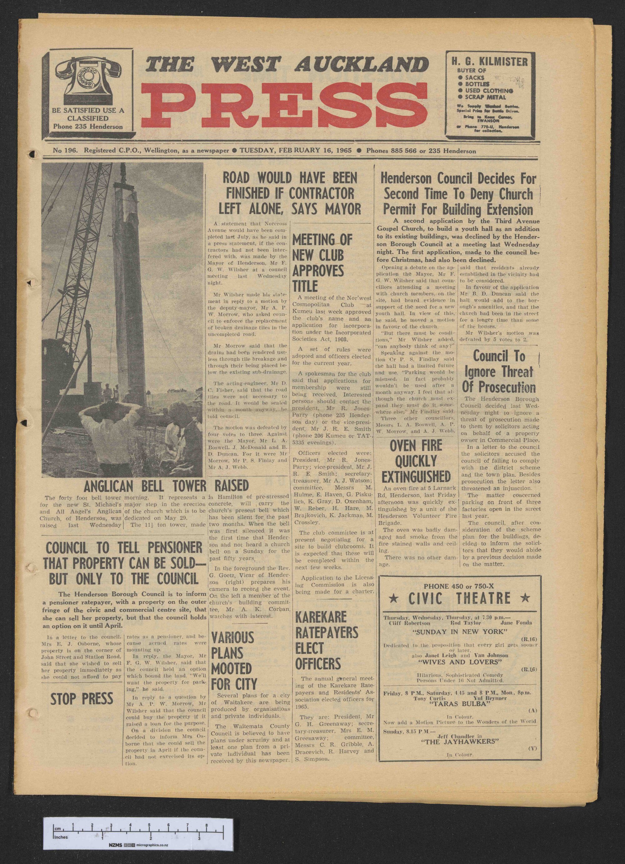 1965-02-16 West Auckland Press