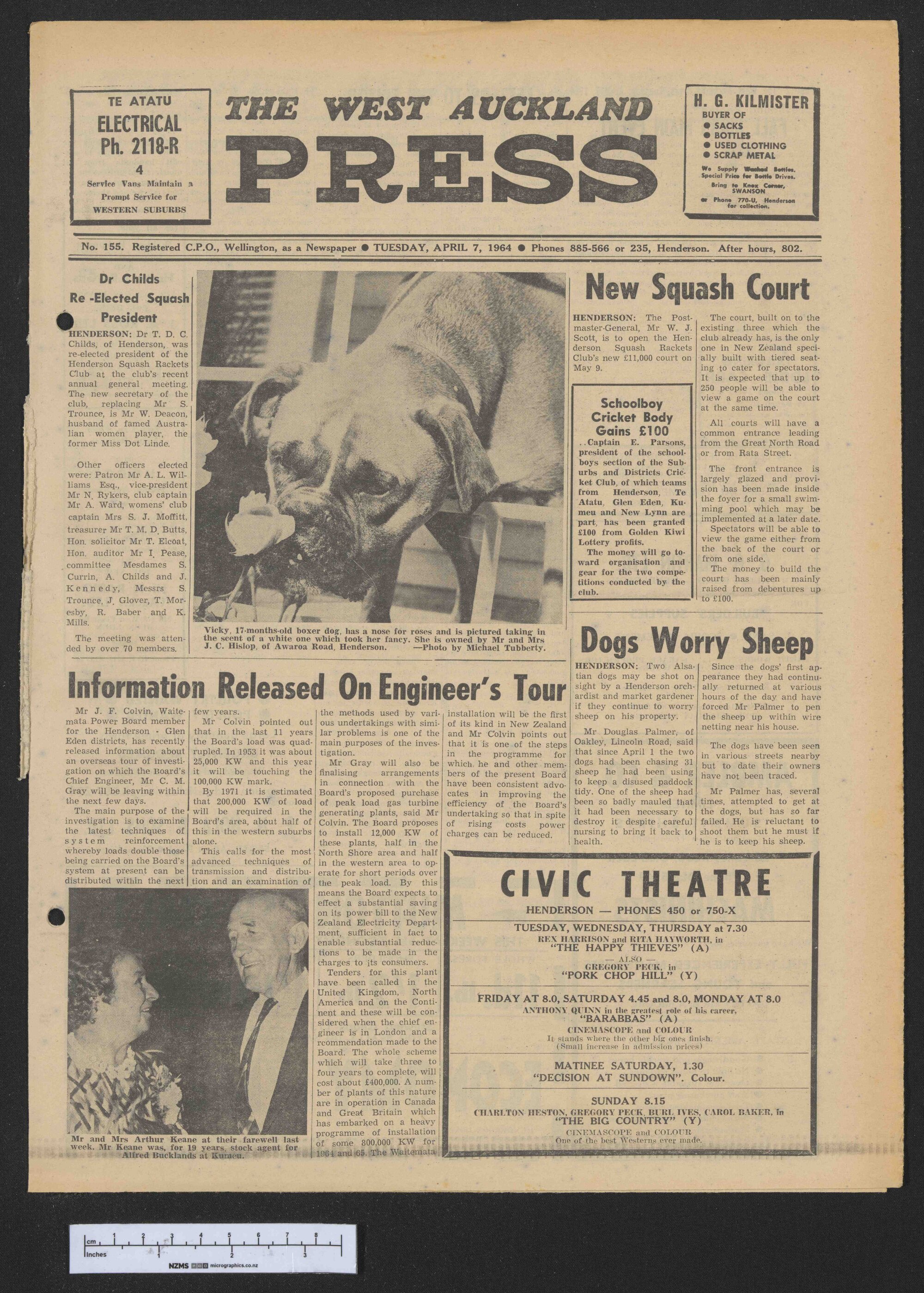 1964-04-07 West Auckland Press