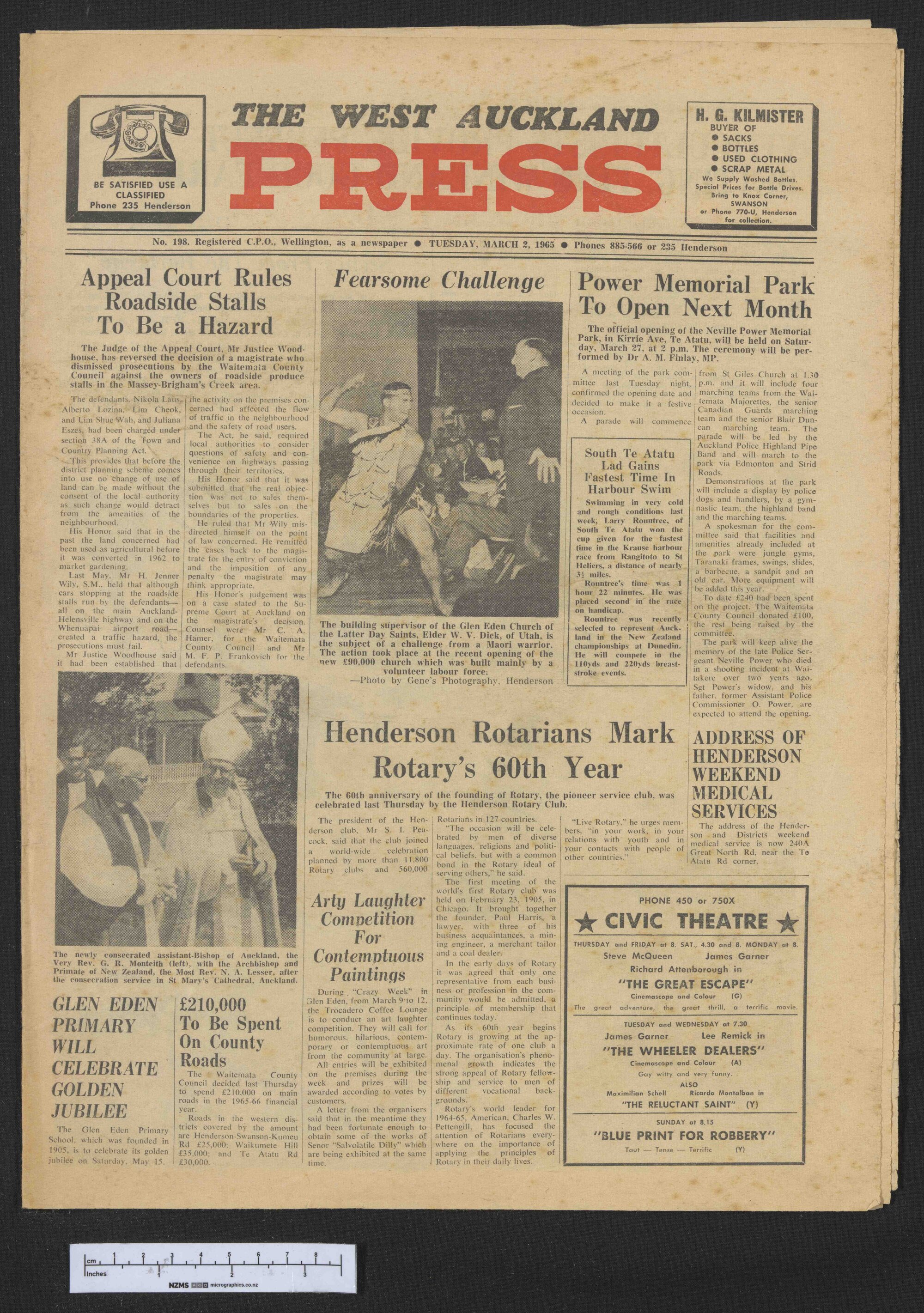 1965-03-02 West Auckland Press