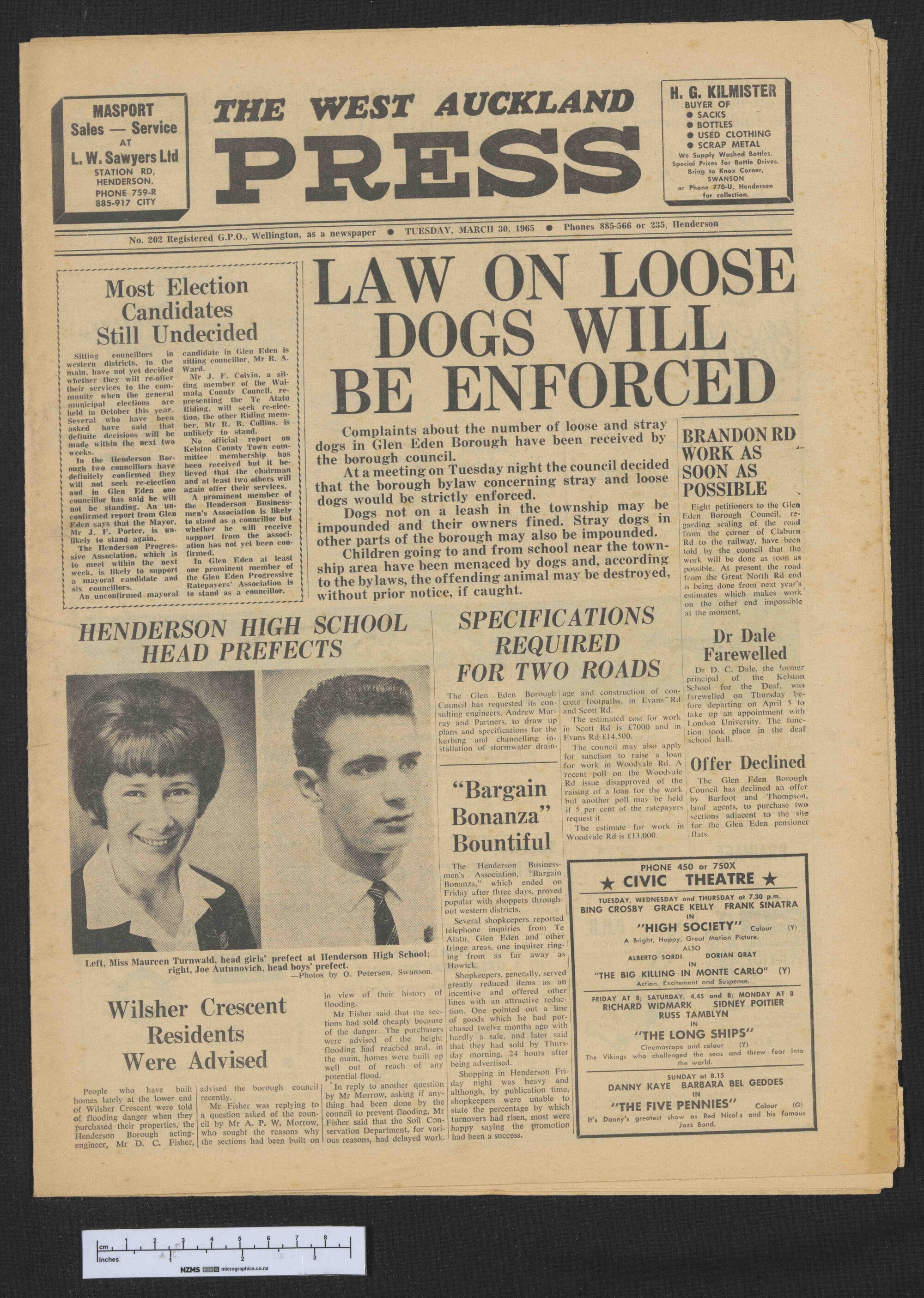 1965-03-30 West Auckland Press