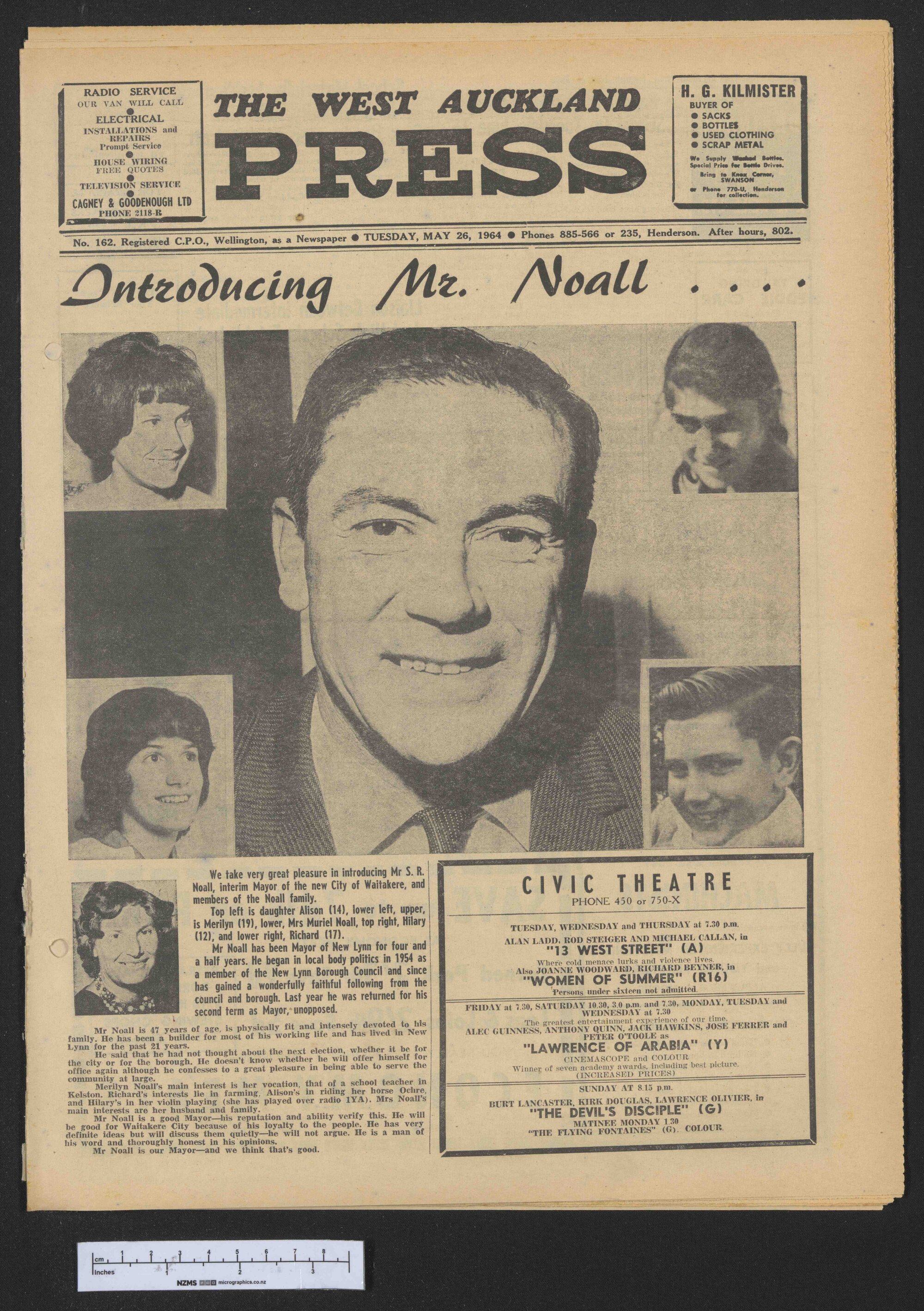 1964-05-26 West Auckland Press