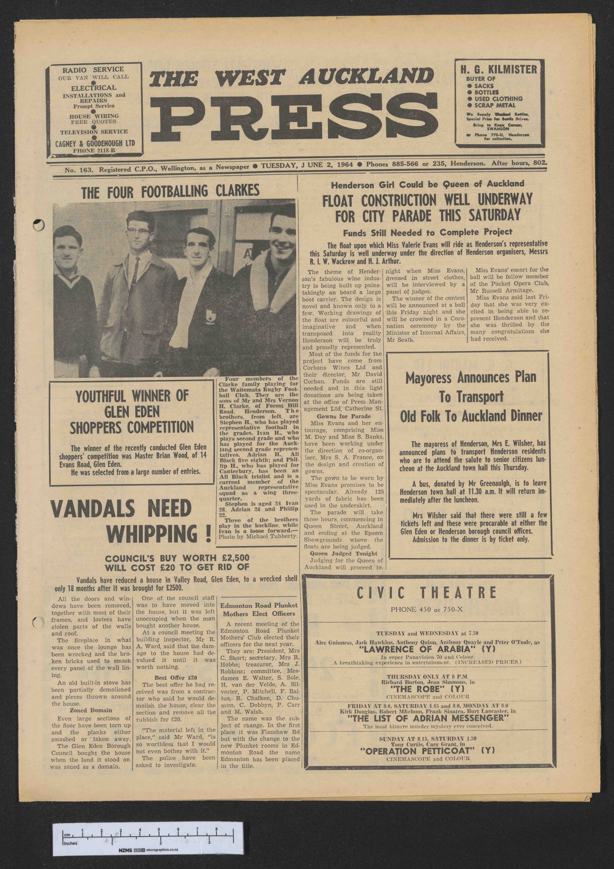 1964-06-02 West Auckland Press