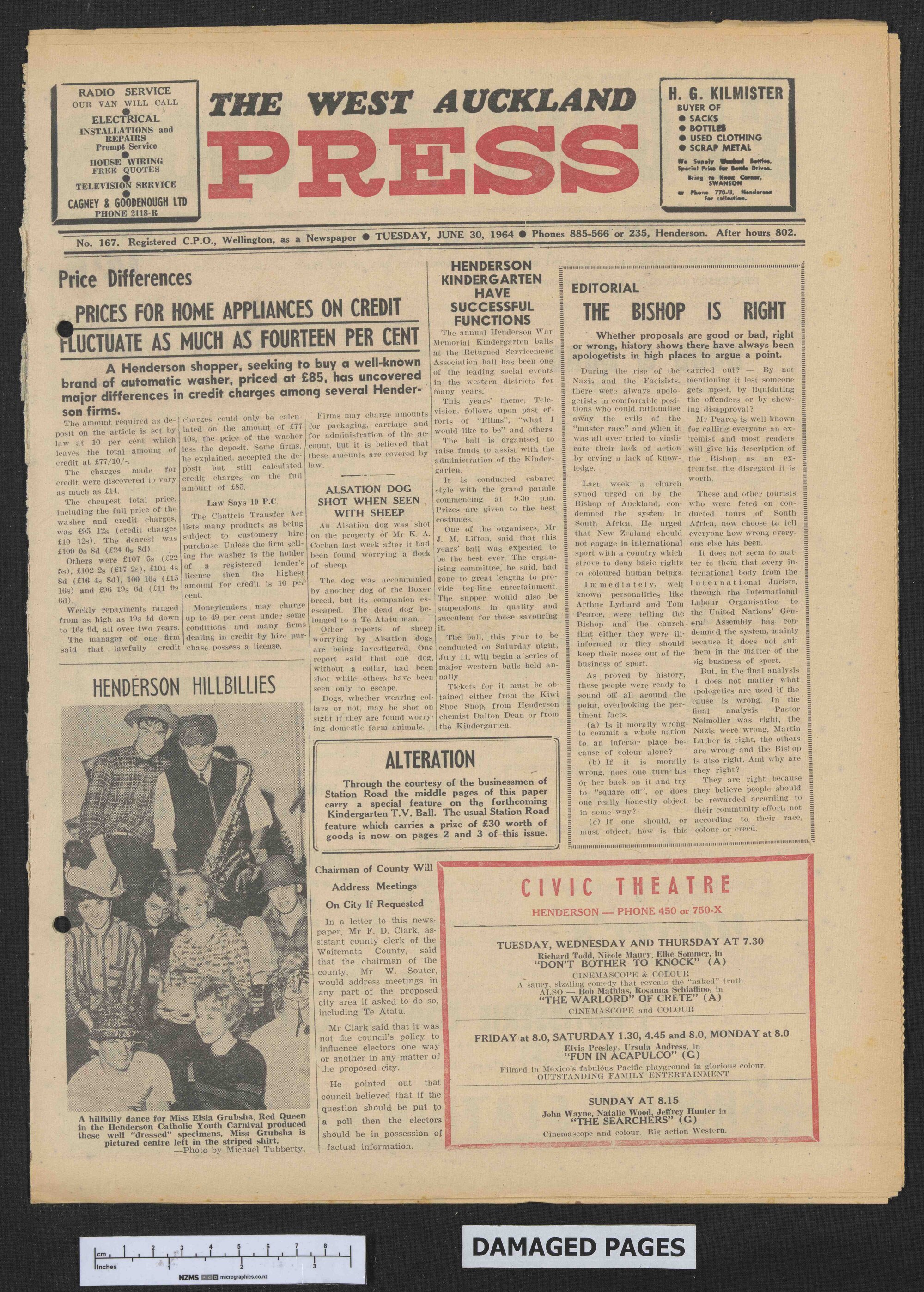 1964-06-30 West Auckland Press