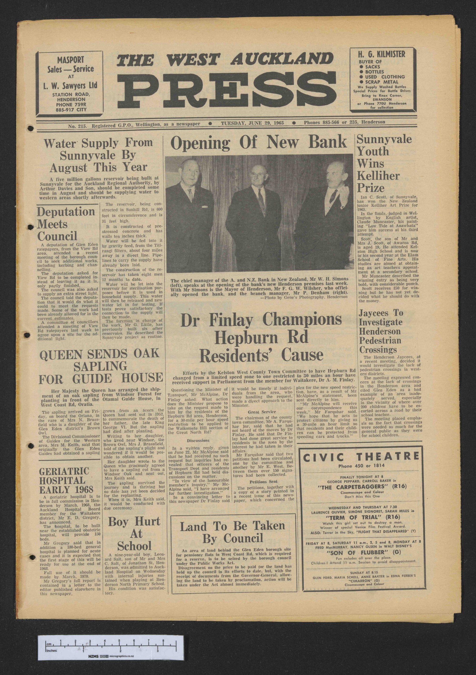 1965-06-29 West Auckland Press