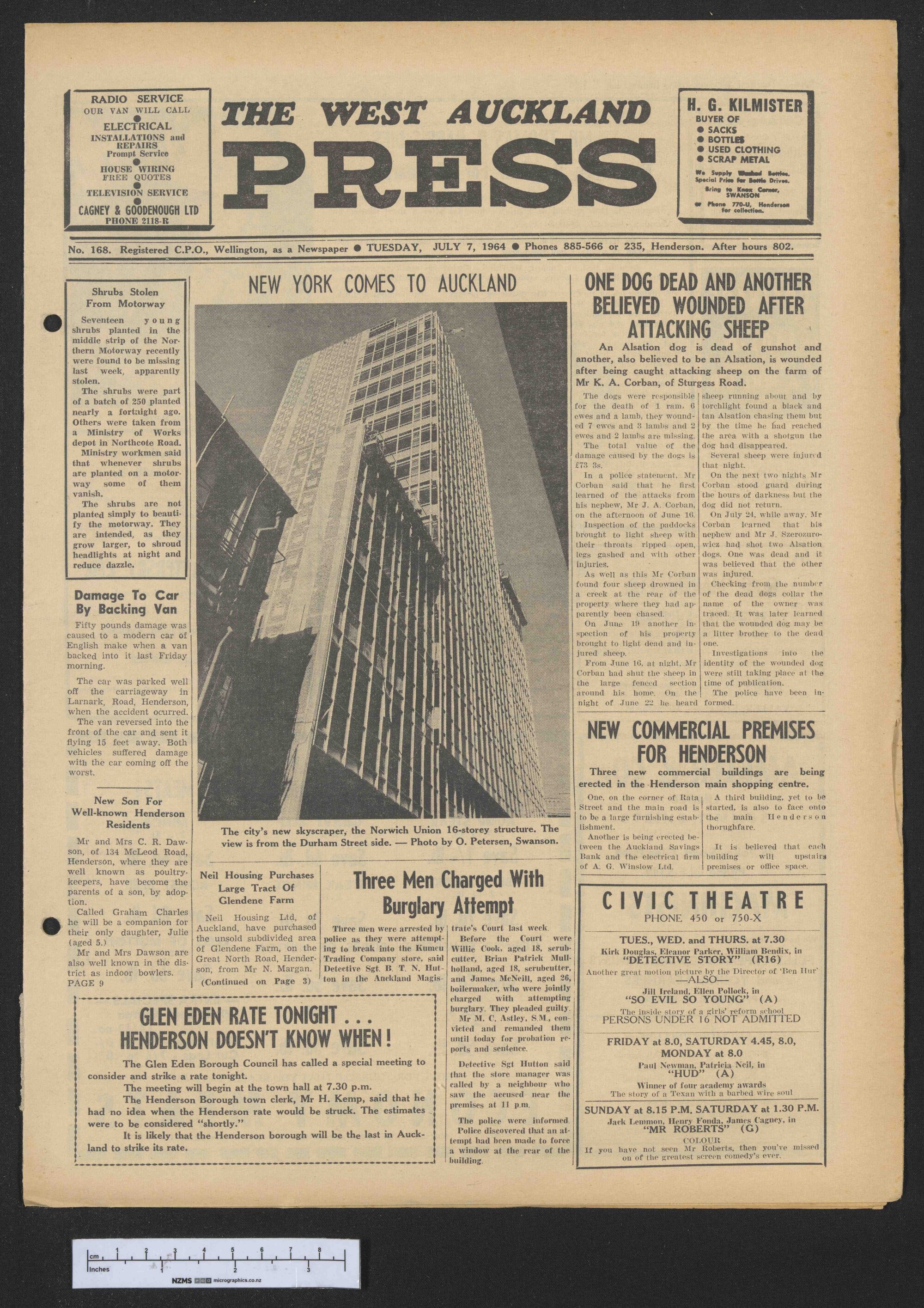 1964-07-07 West Auckland Press