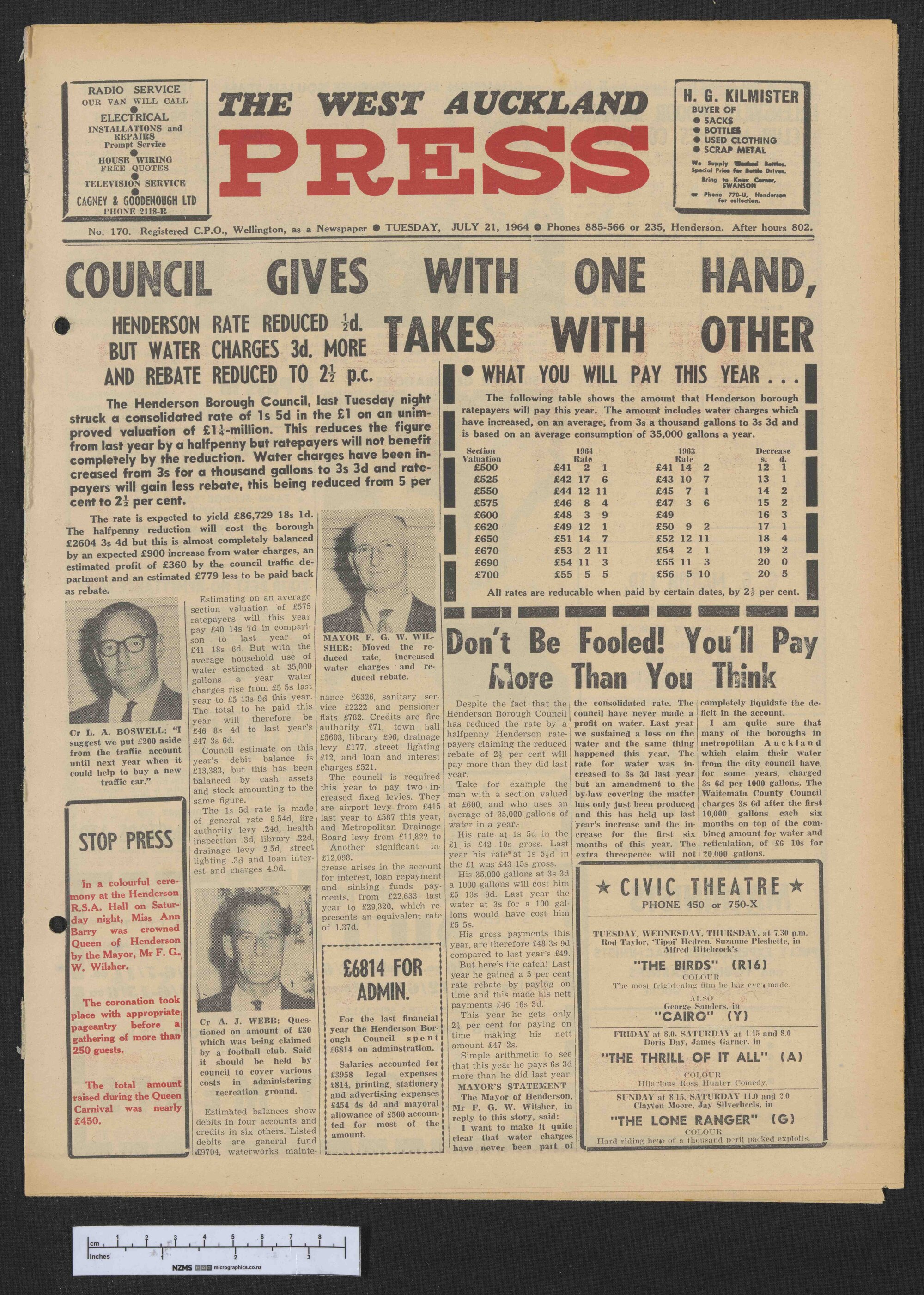 1964-07-21 West Auckland Press
