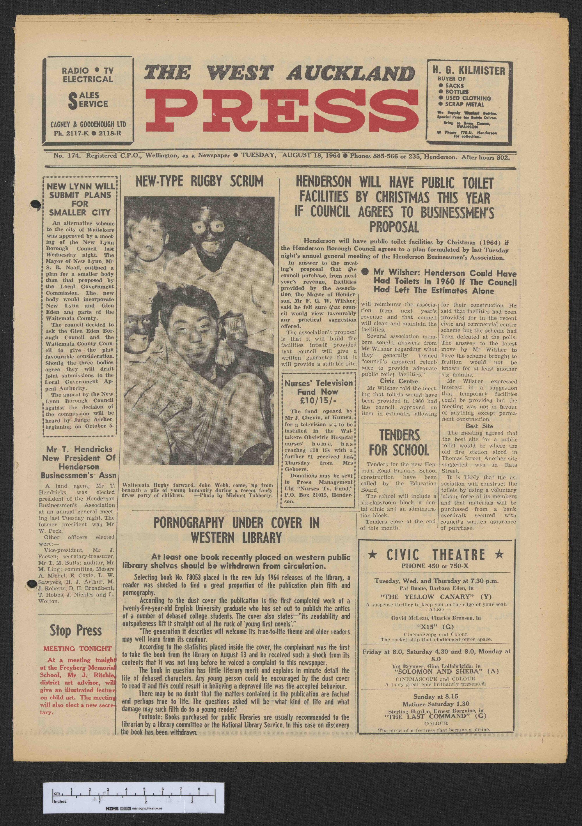 1964-08-18 West Auckland Press