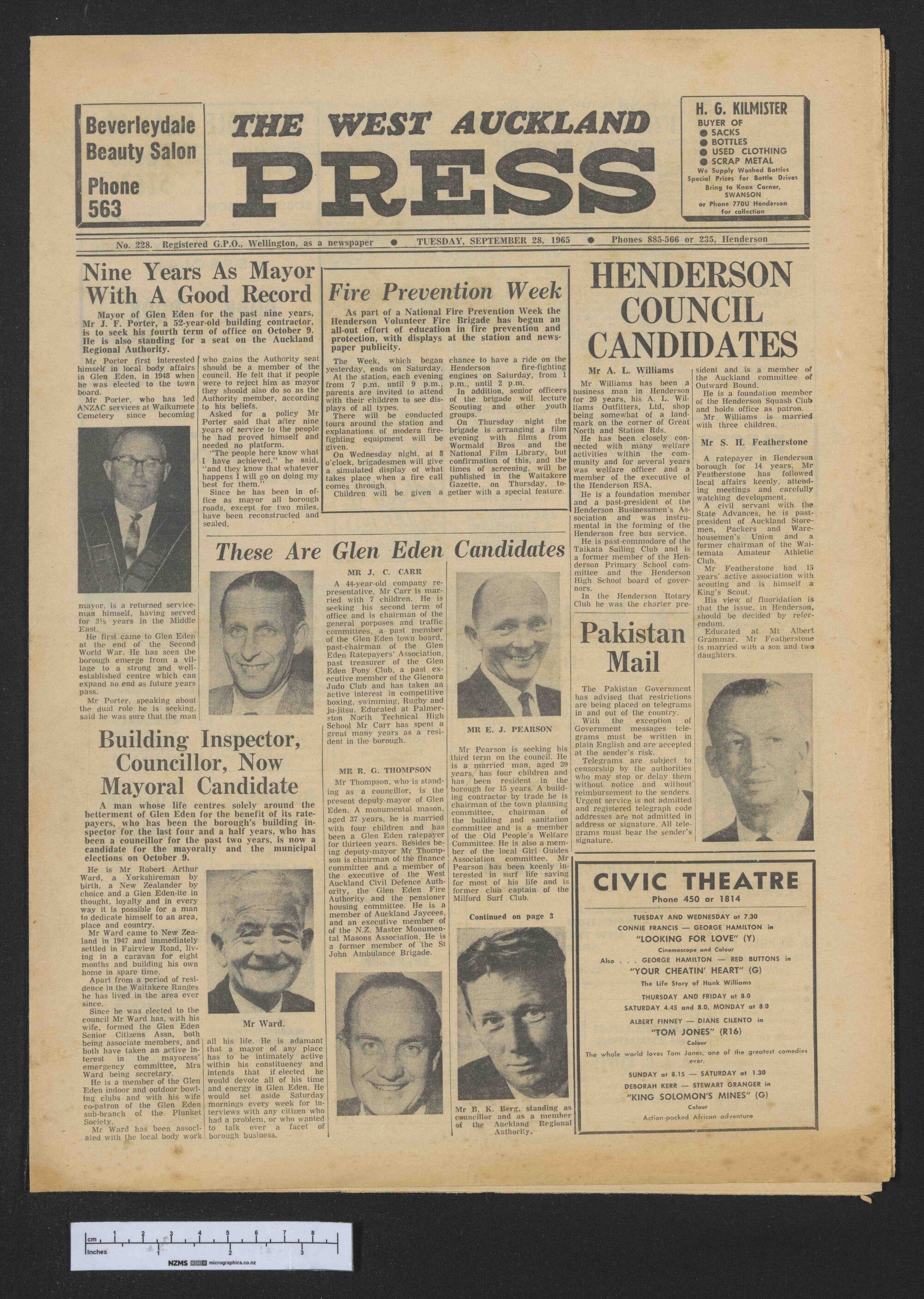 1965-09-28 West Auckland Press