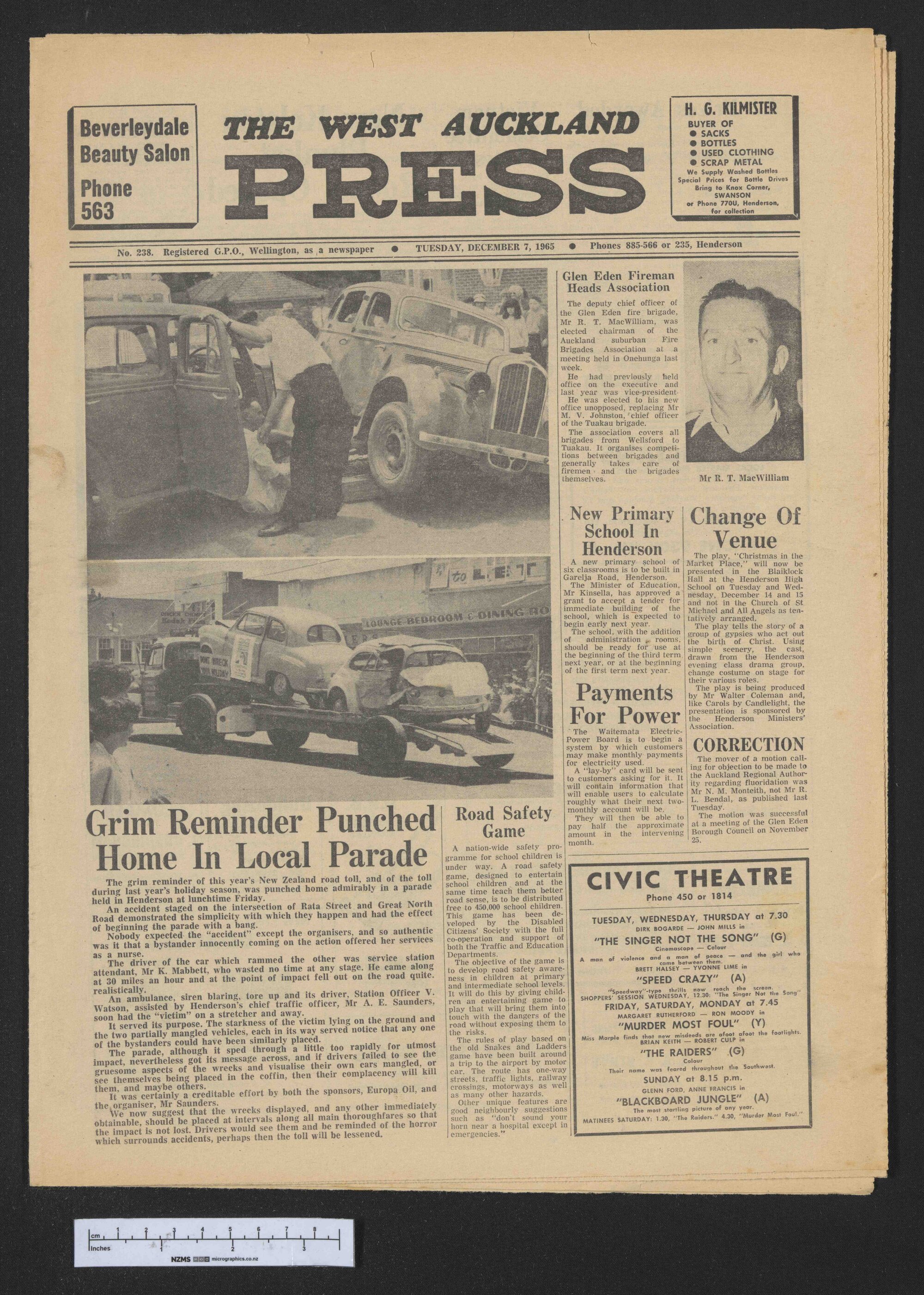 1965-12-07 West Auckland Press