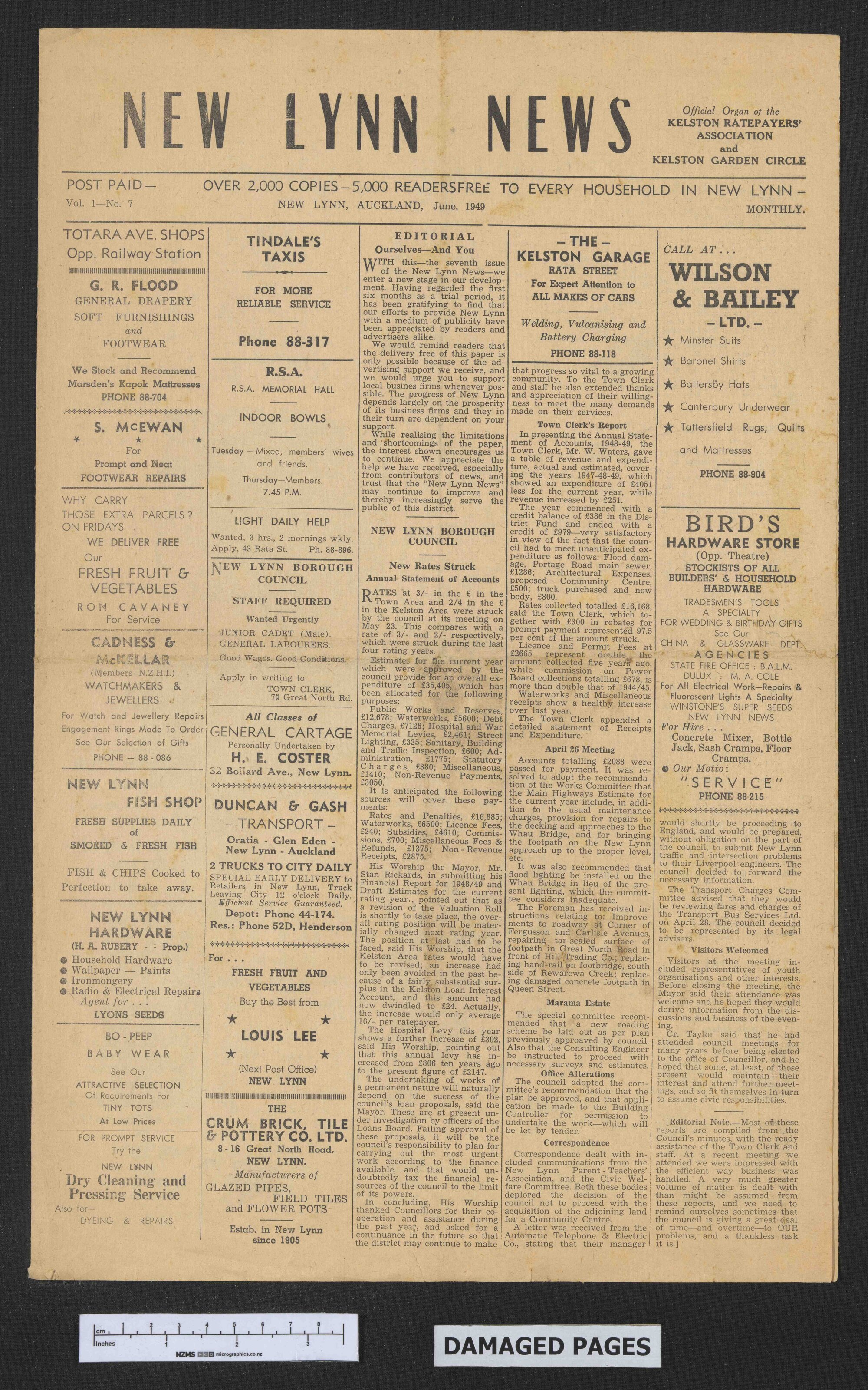 1949 June - New Lynn News