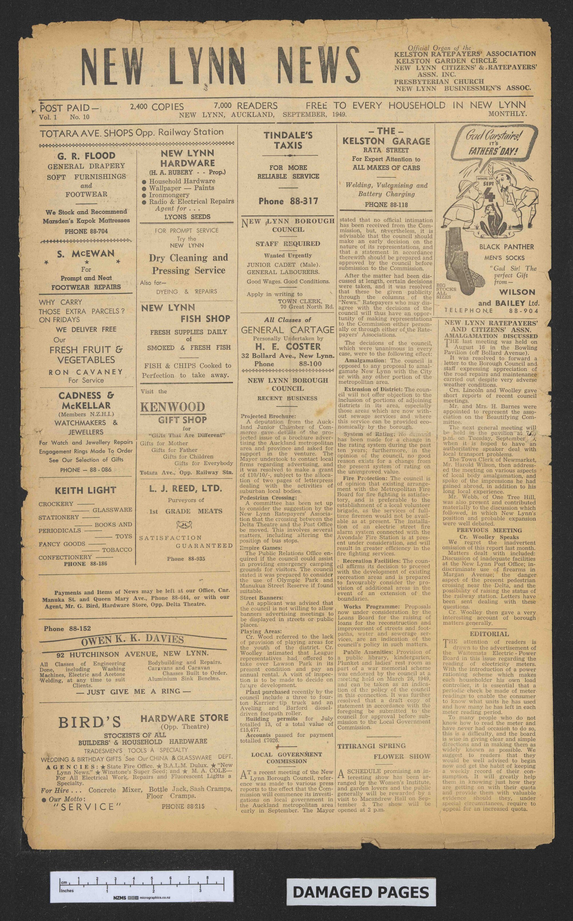 1949 September - New Lynn News