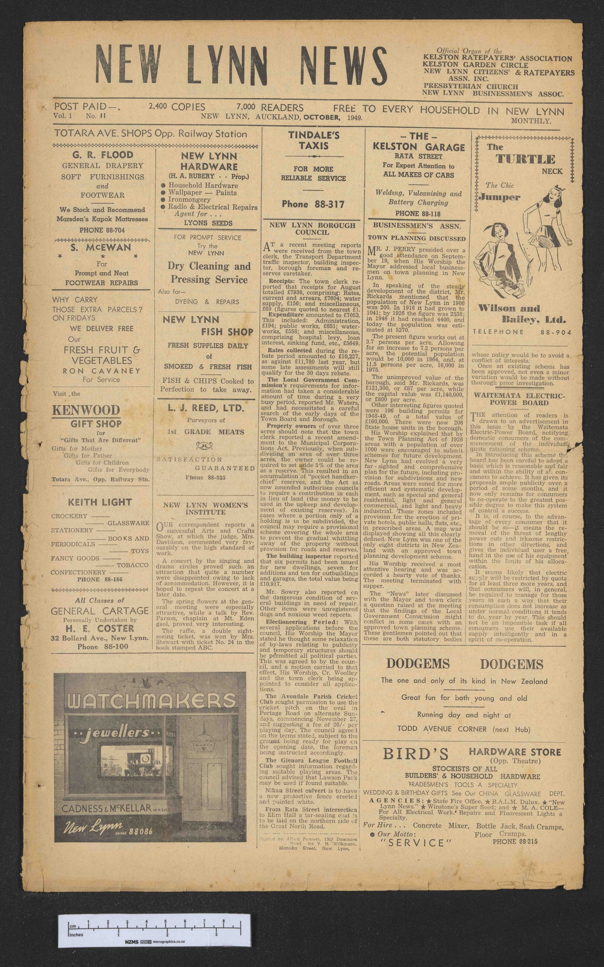 1949 October - New Lynn News
