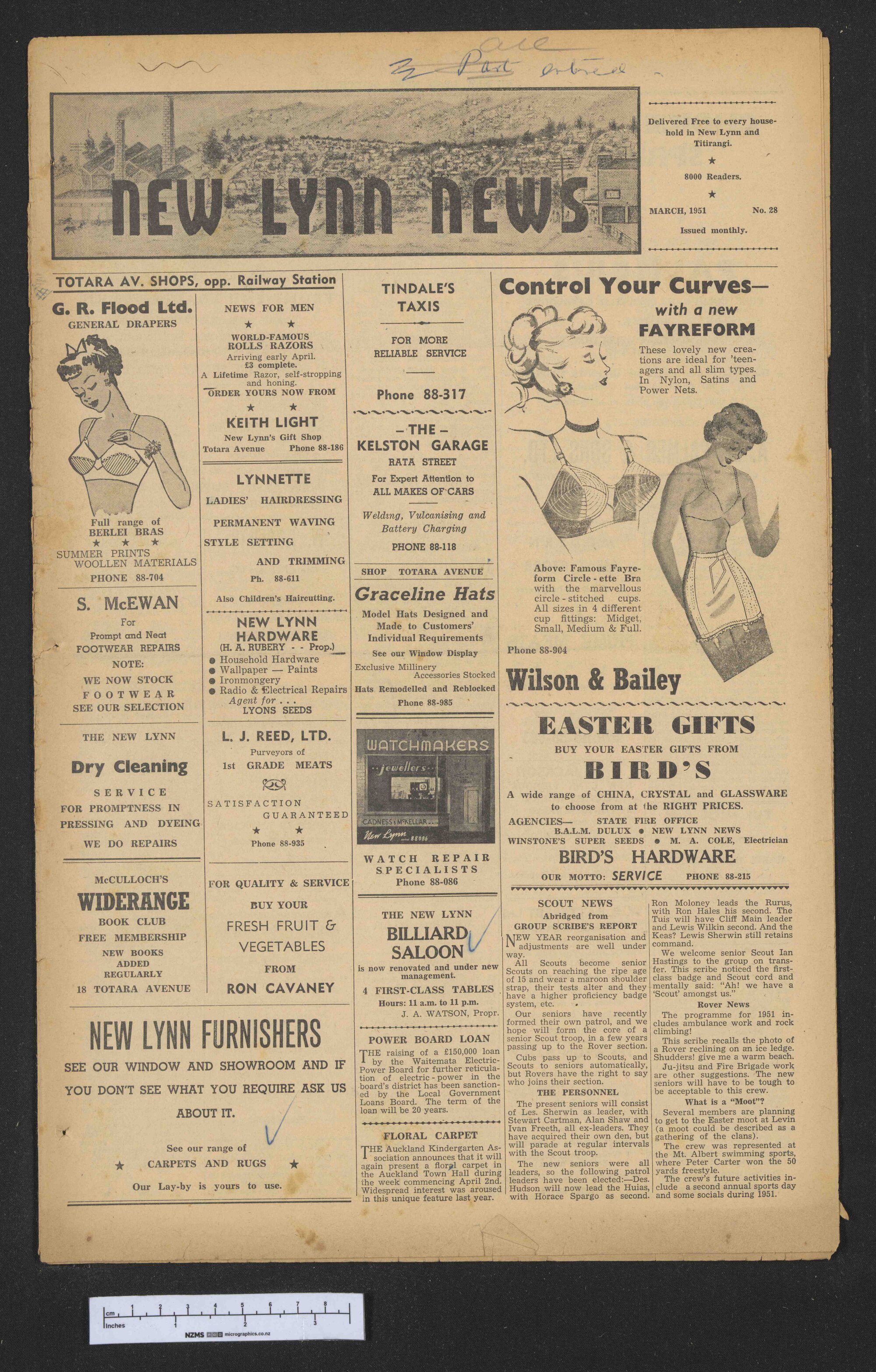 1951 March - New Lynn News