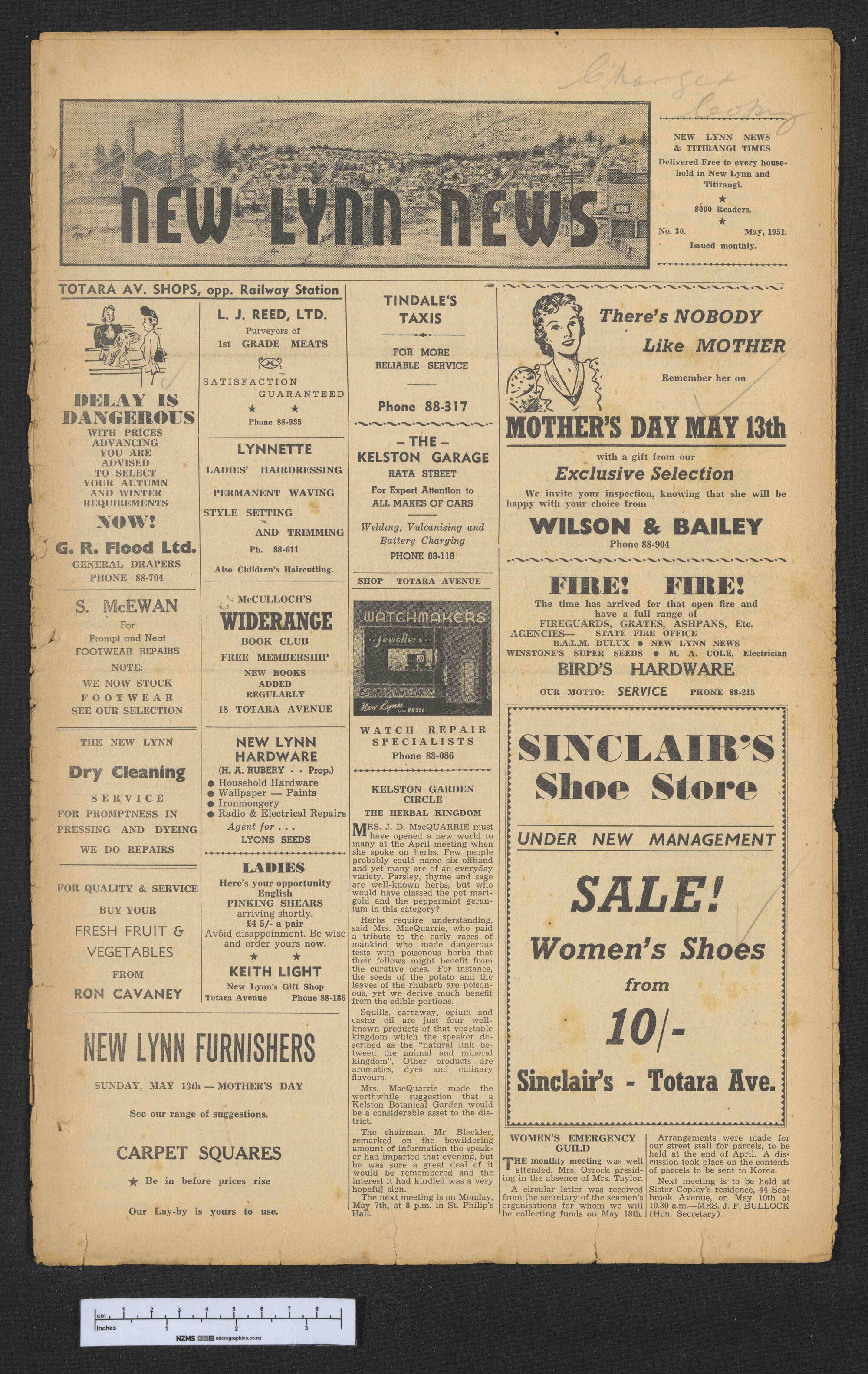 1951 May - New Lynn News