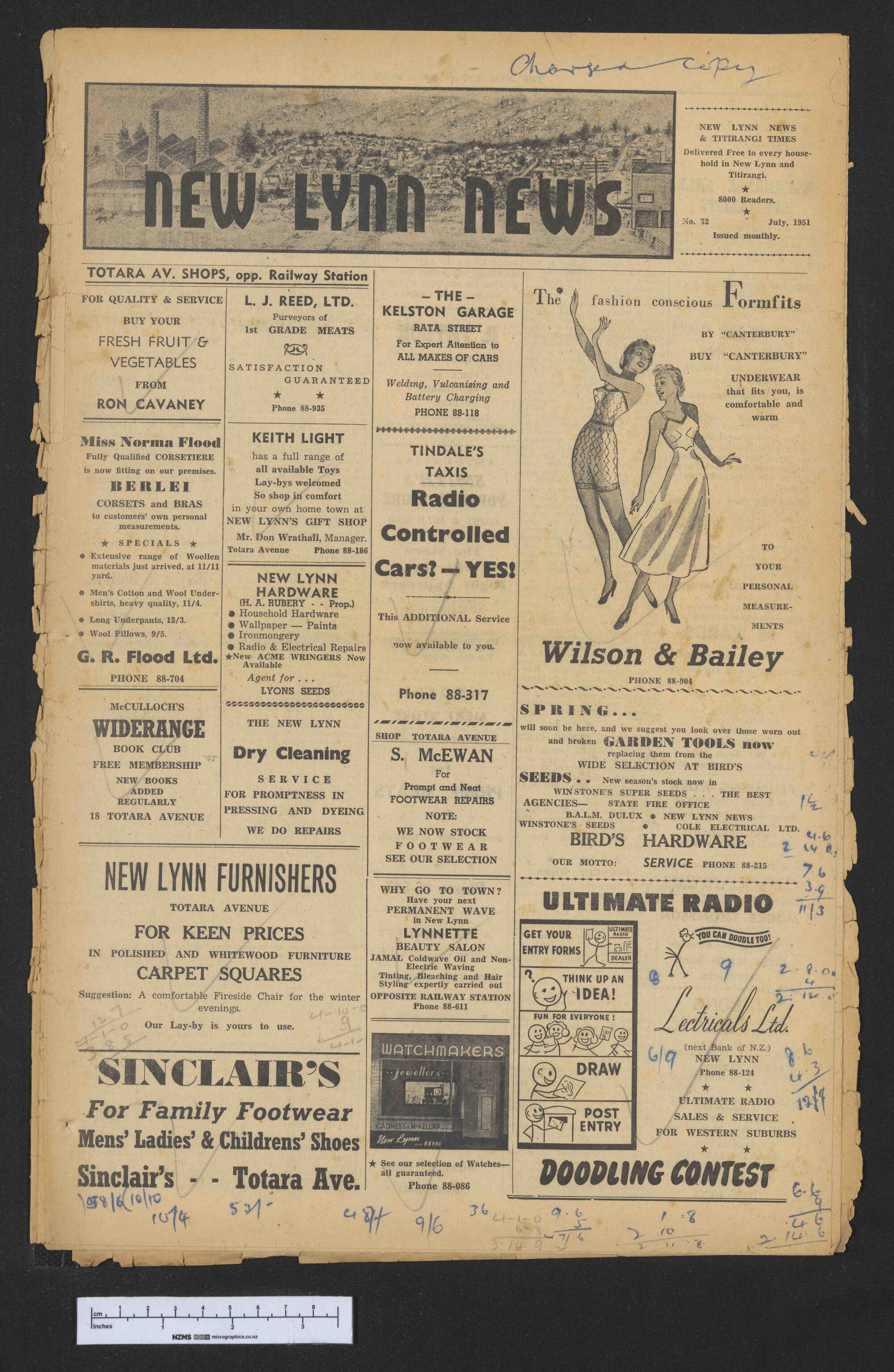 1951 July - New Lynn News