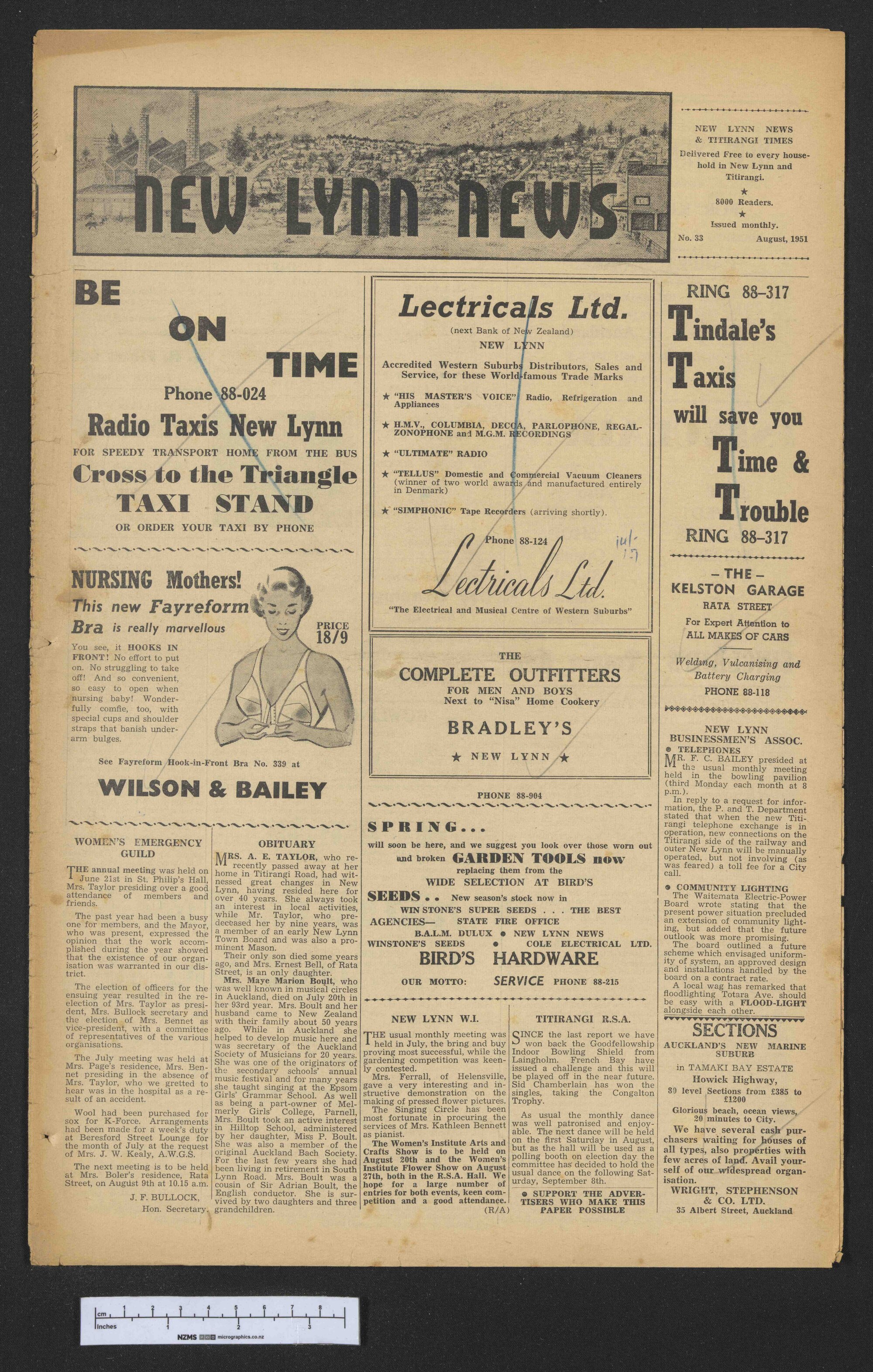 1951 August - New Lynn News
