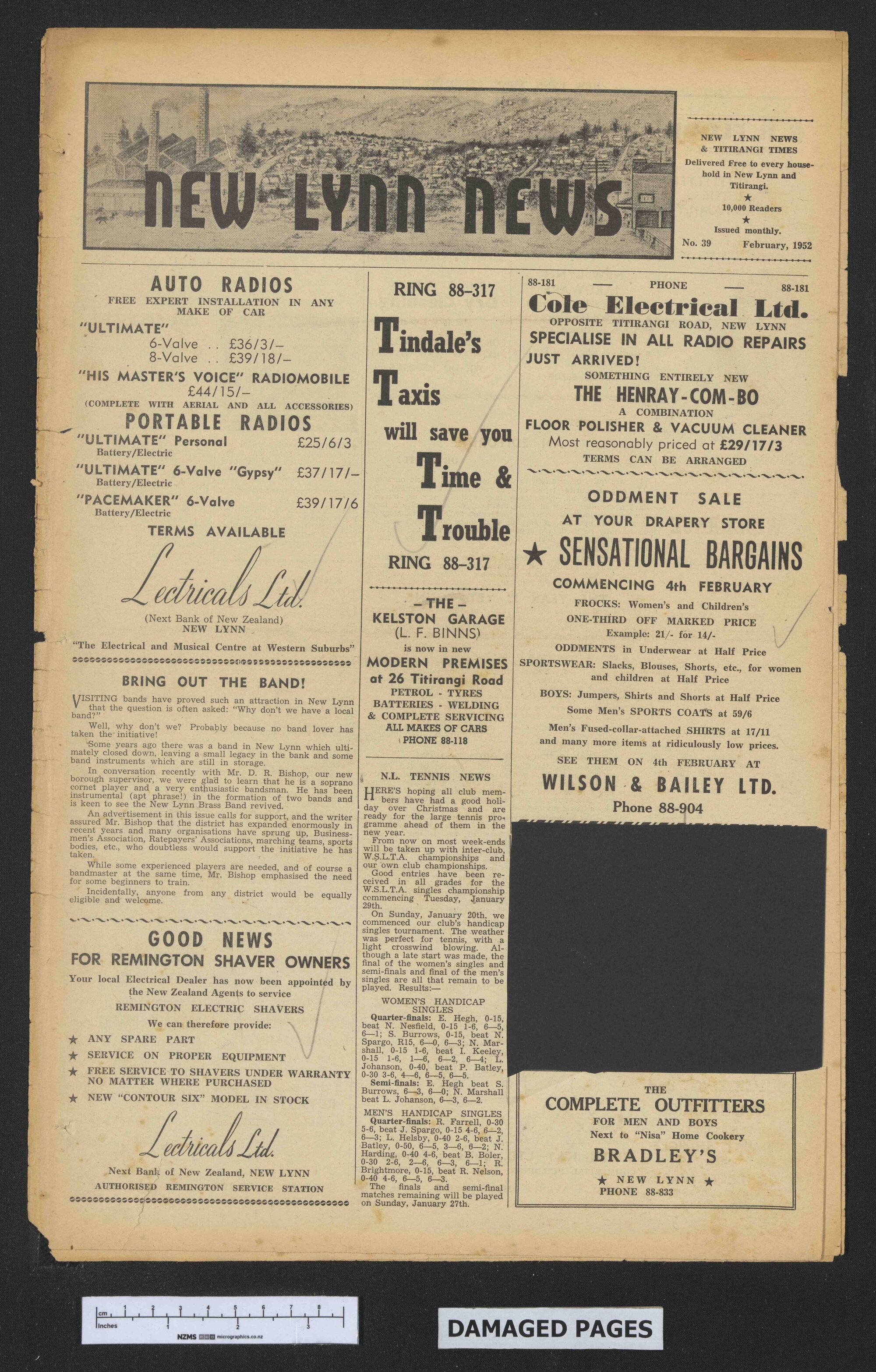 1952 February - New Lynn News