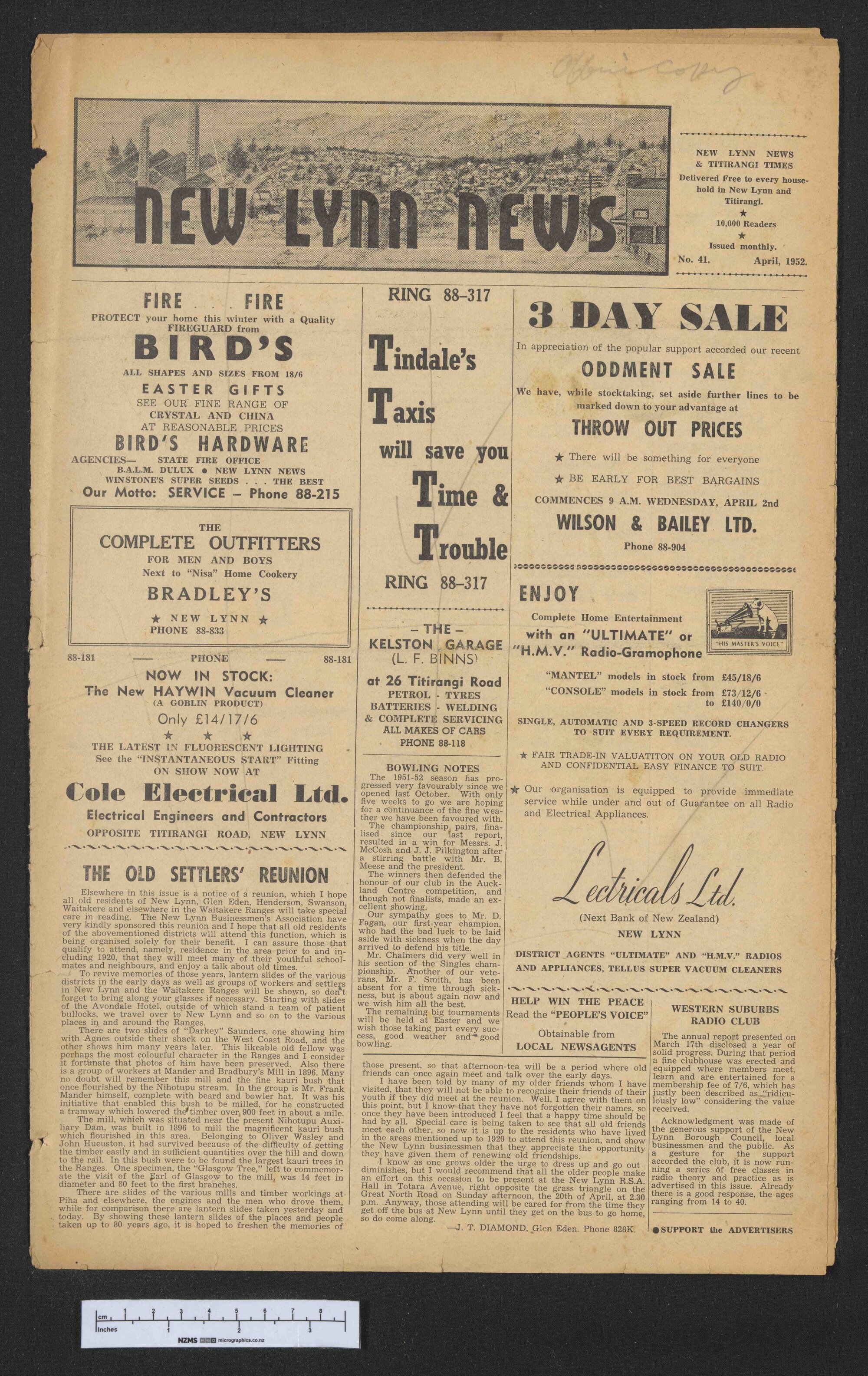 1952 April - New Lynn News