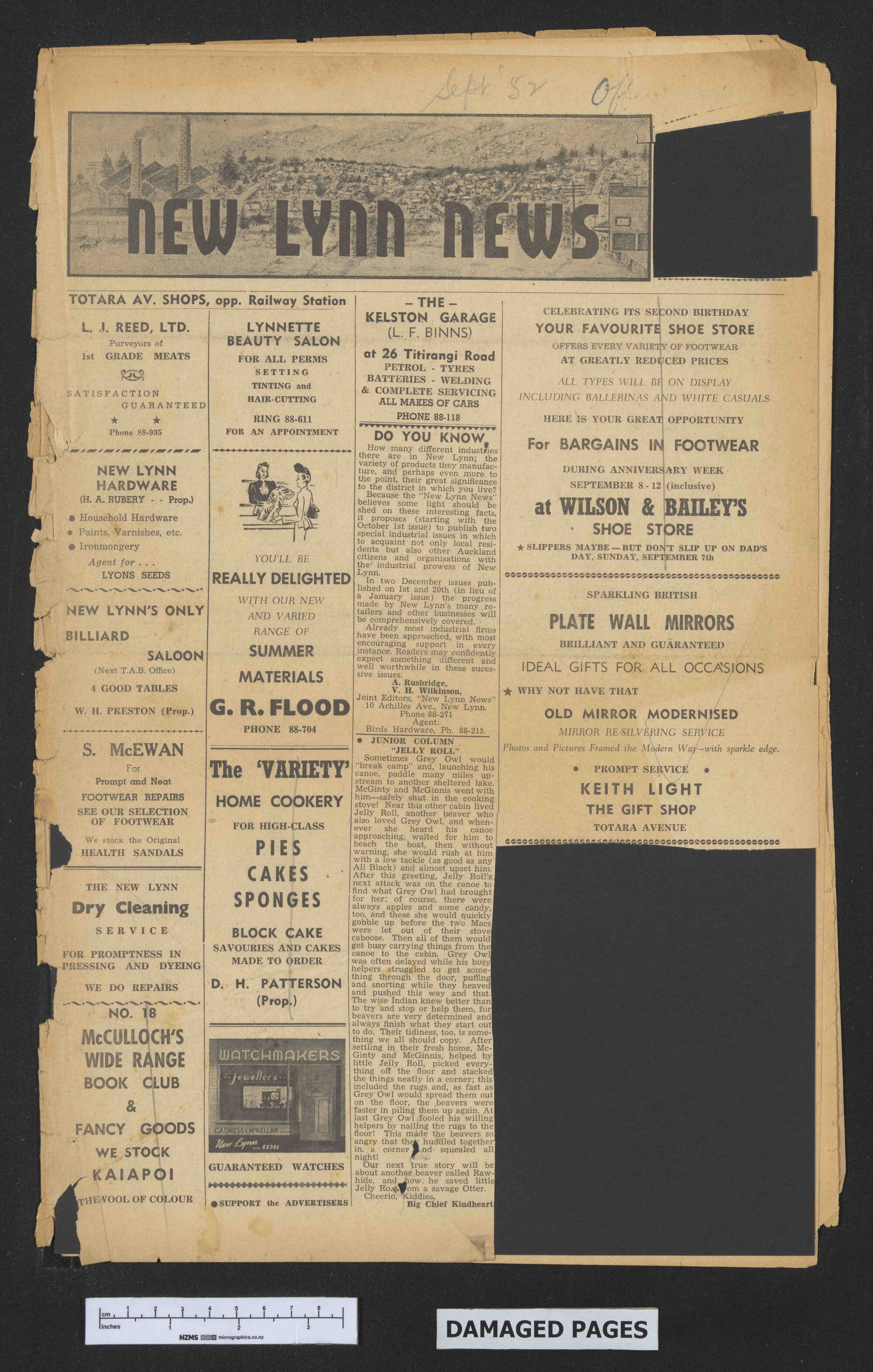 1952 September - New Lynn News