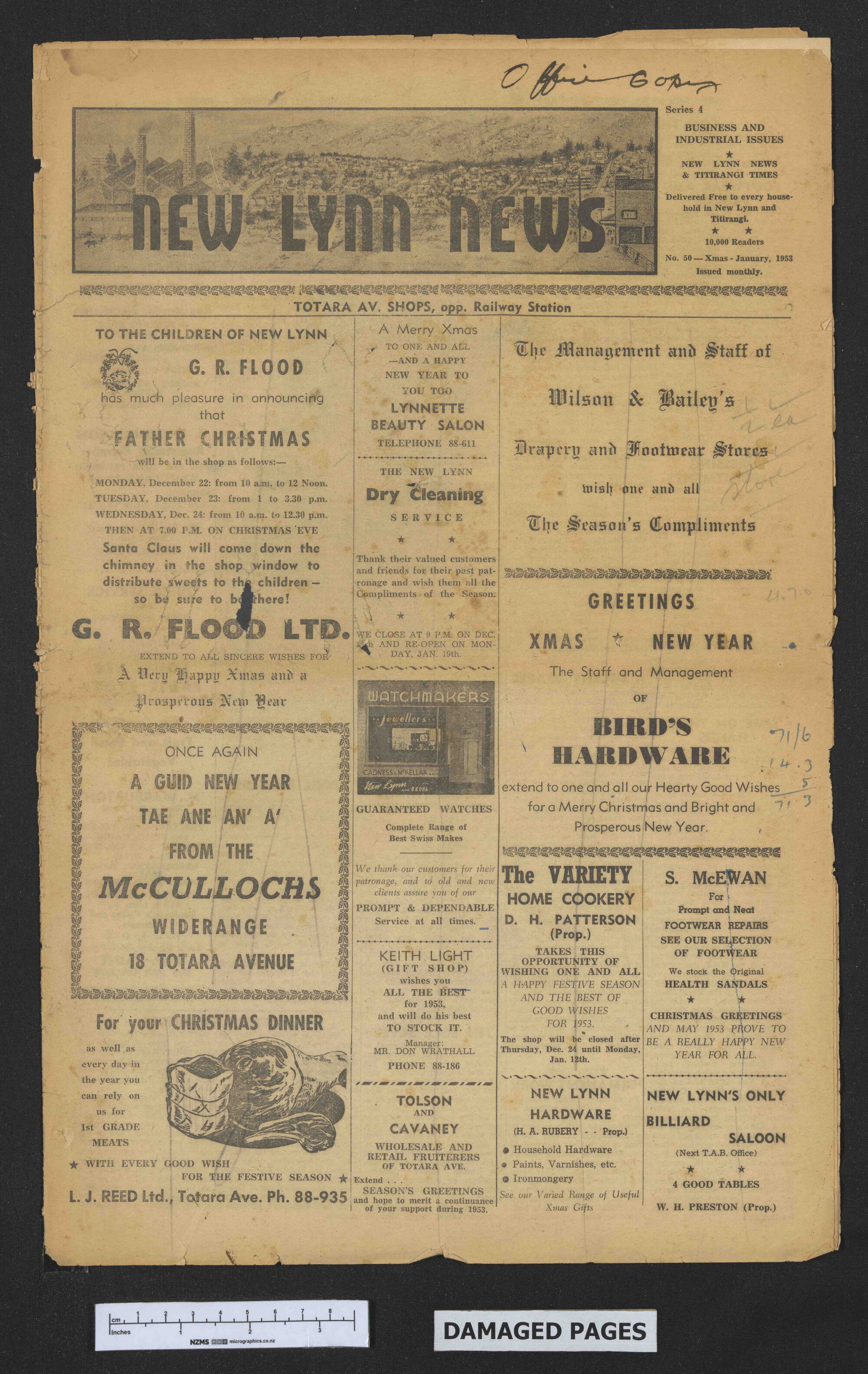 1953 January - New Lynn News