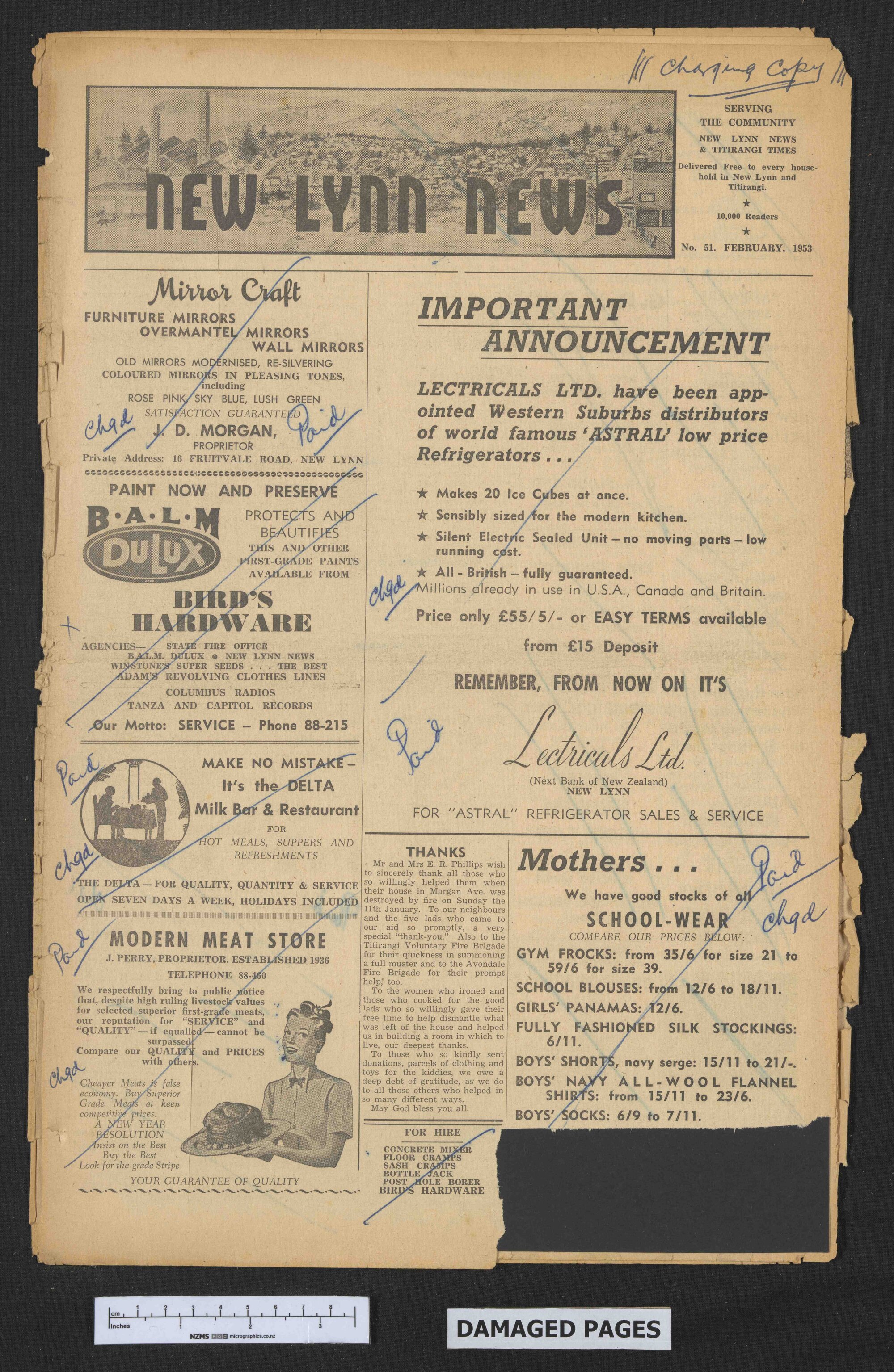 1953 February - New Lynn News