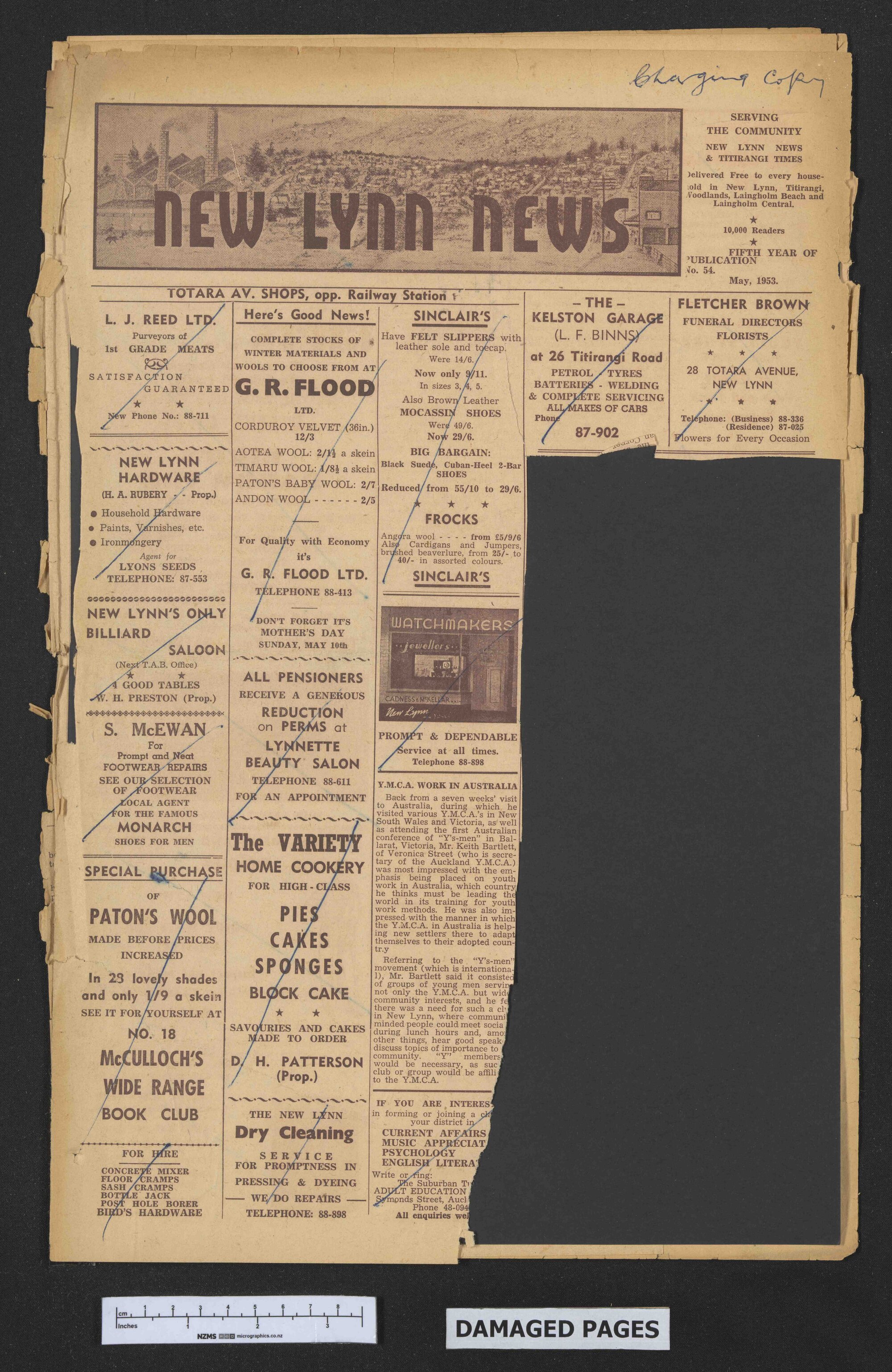 1953 May - New Lynn News