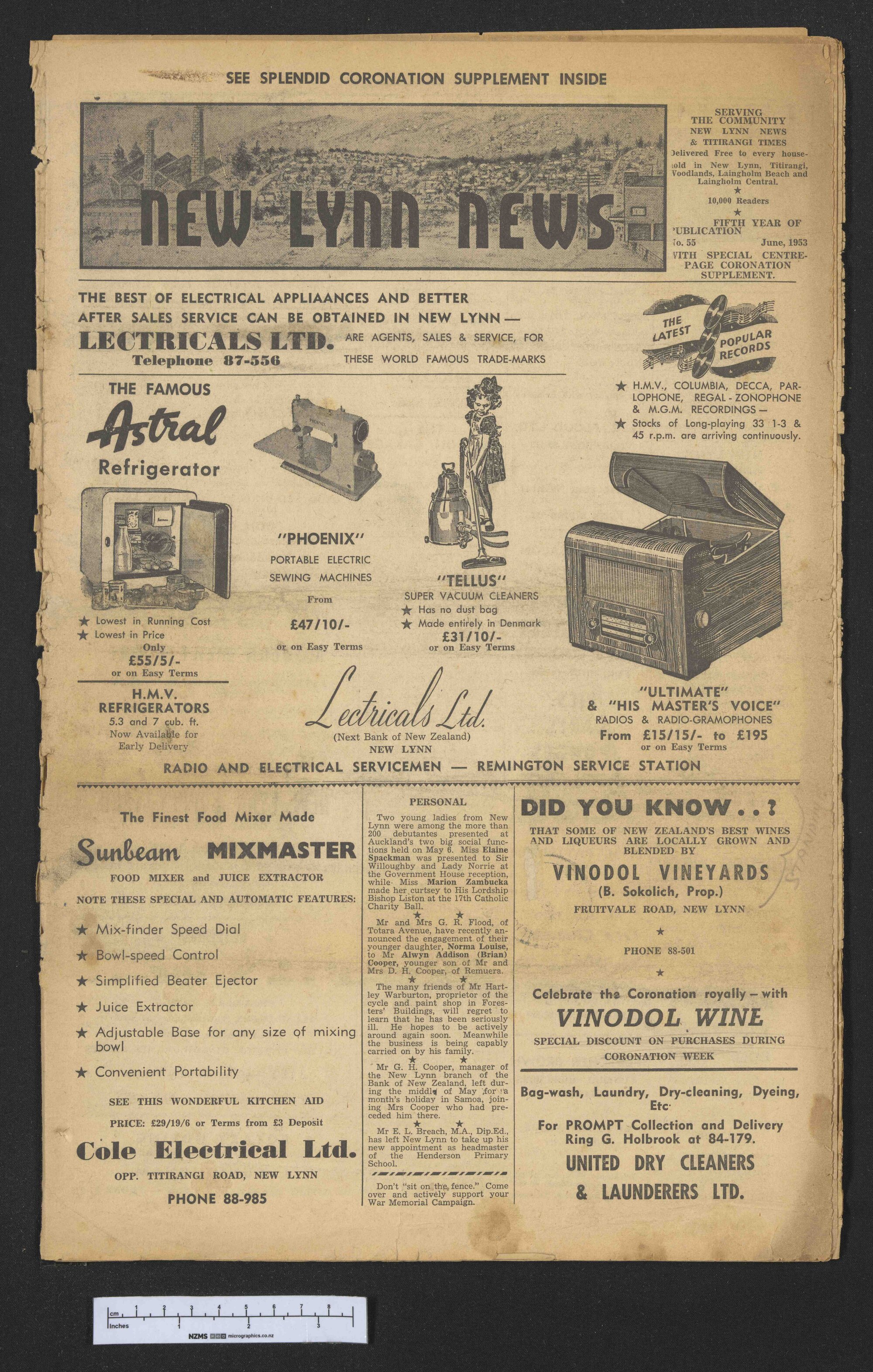 1953 June - New Lynn News