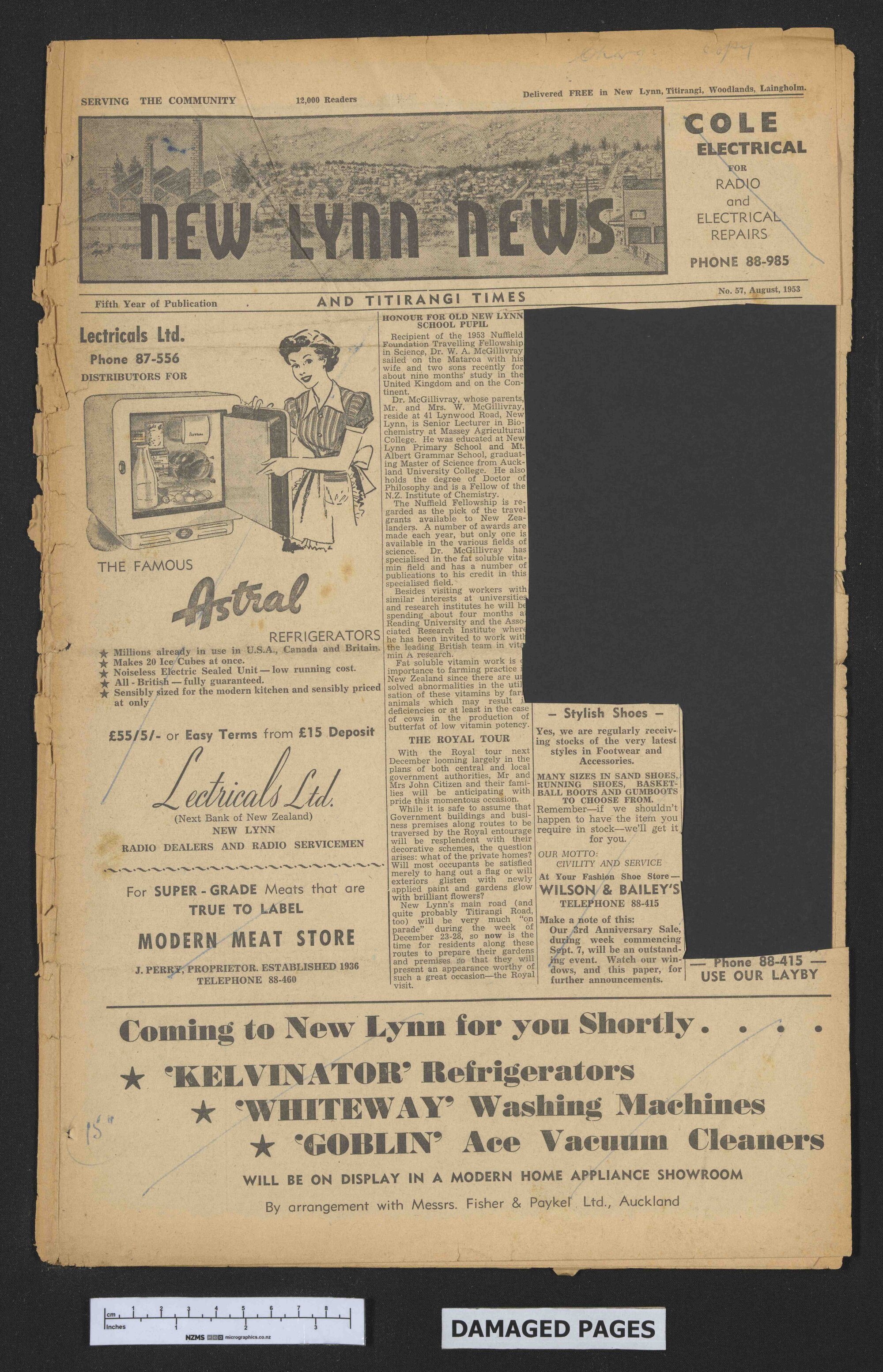 1953 August - New Lynn News