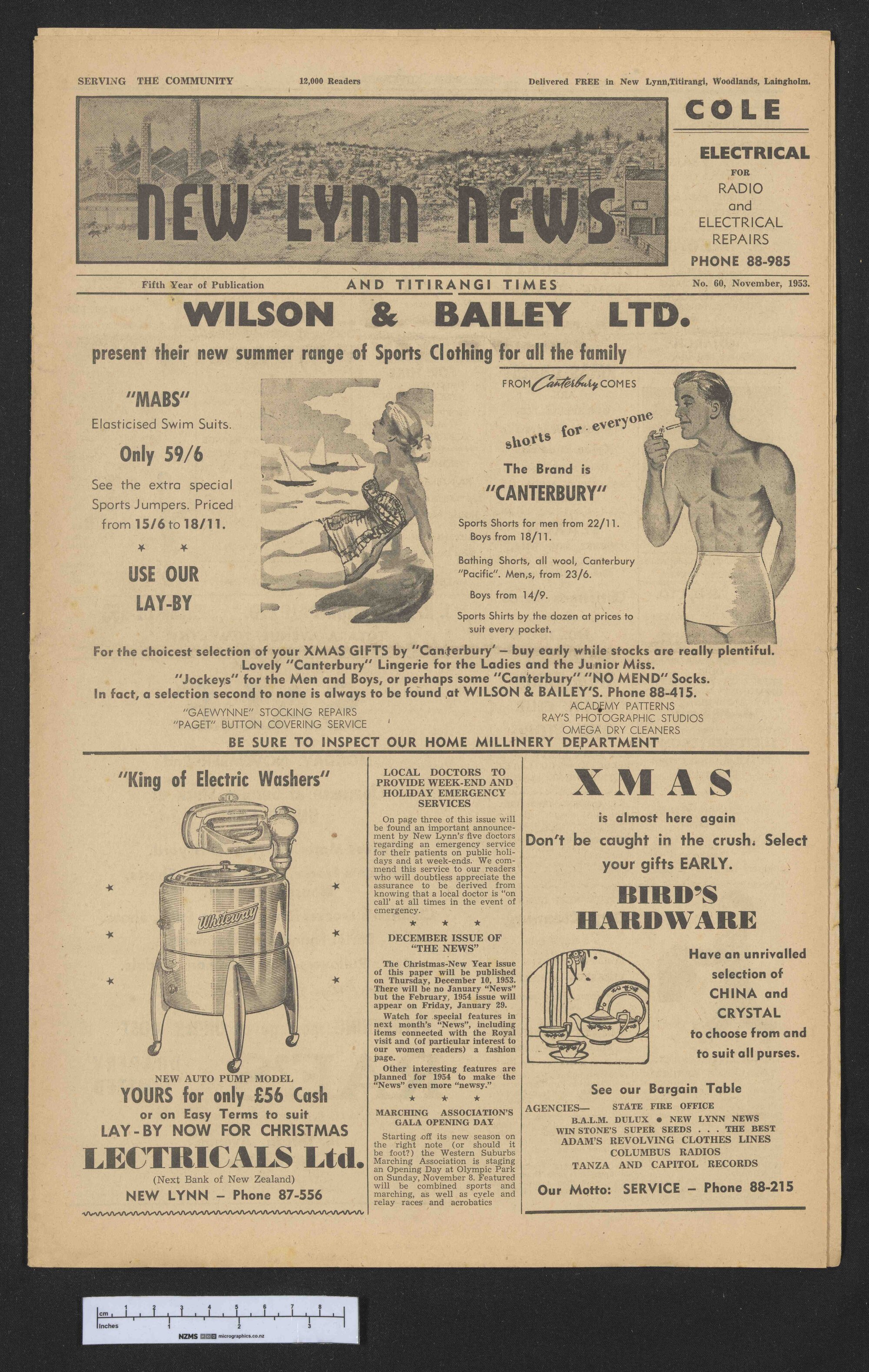 1953 November - New Lynn News