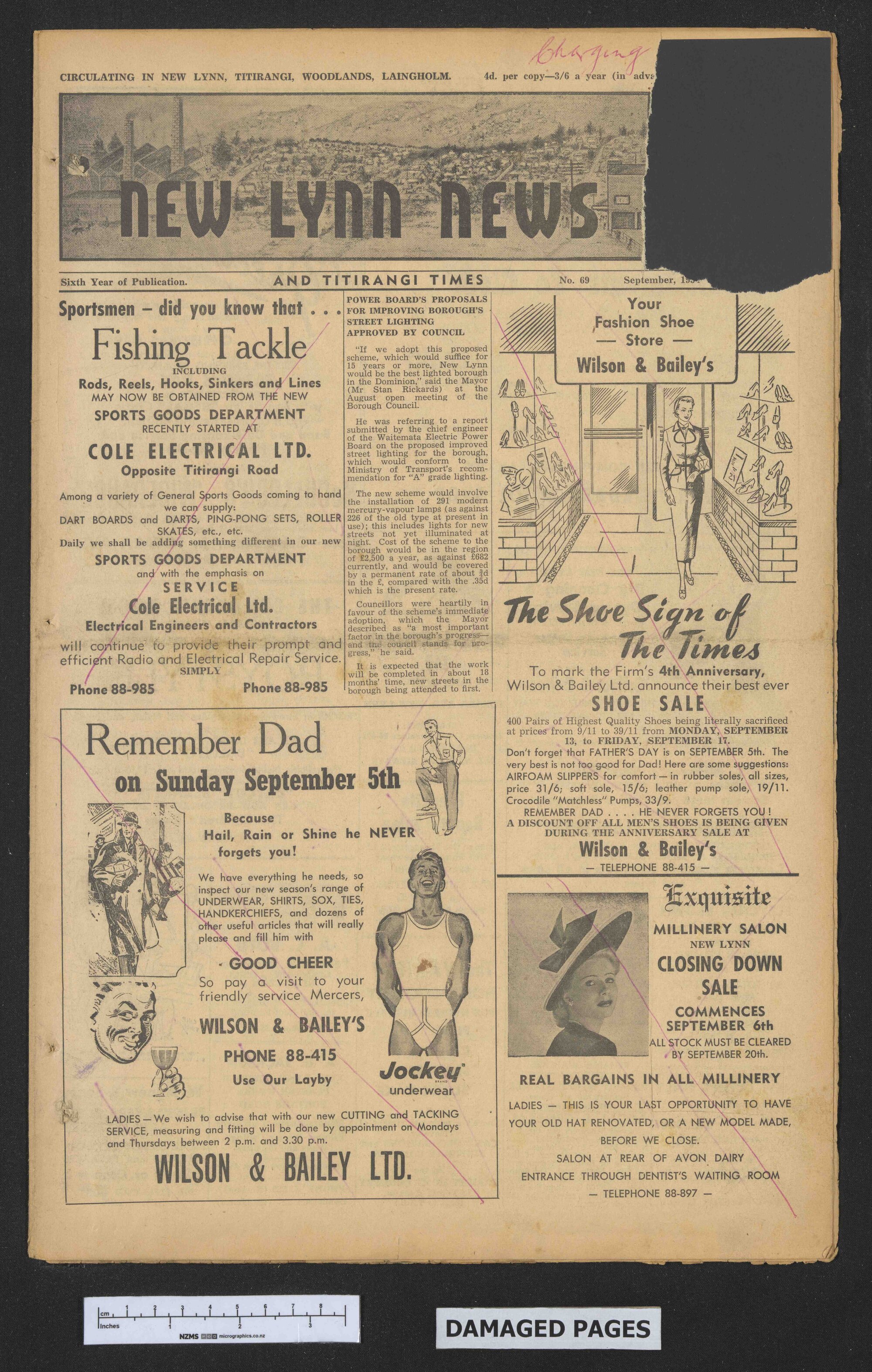1954 September - New Lynn News