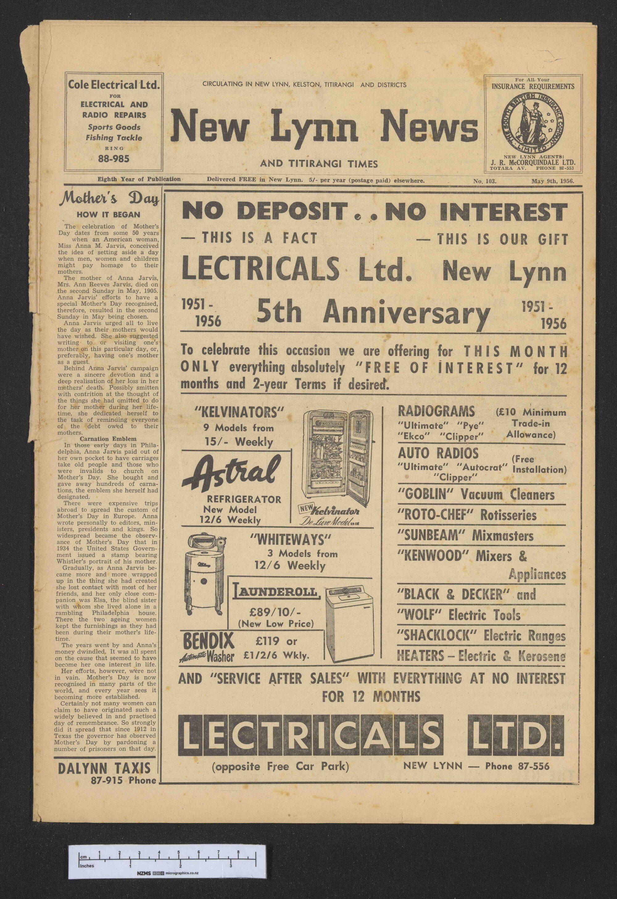 1956-05-09 New Lynn News