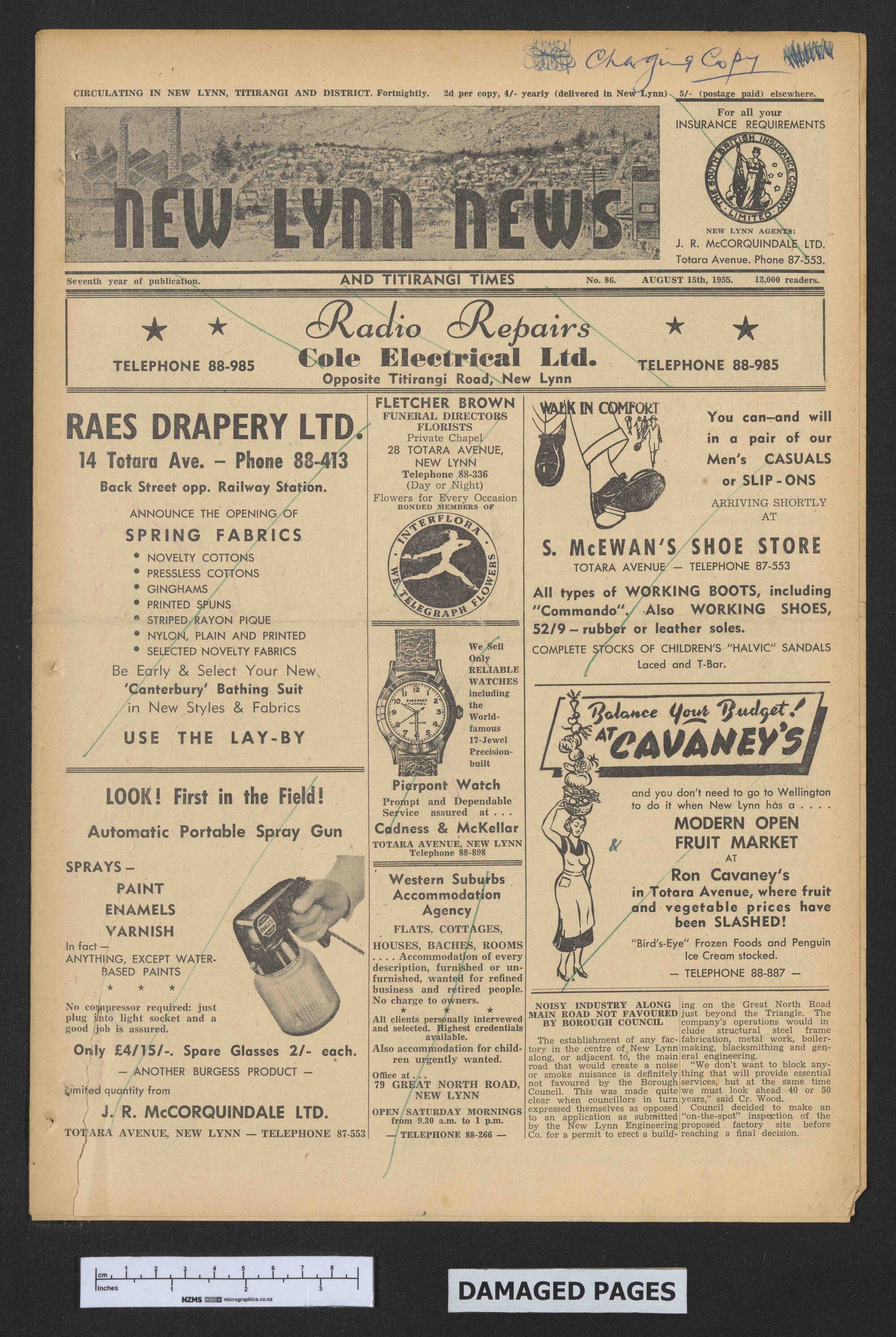 1955-08-15 New Lynn News