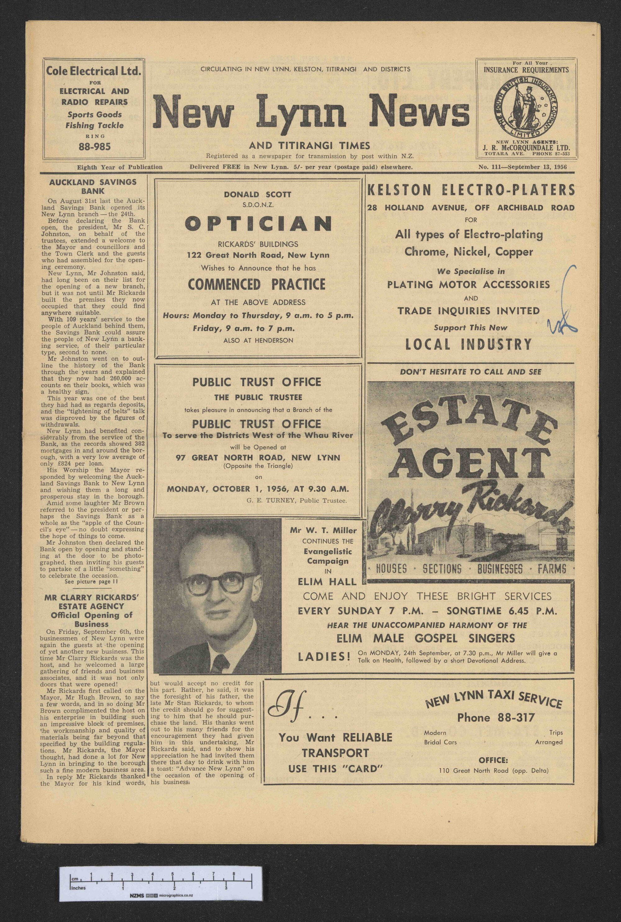 1956-09-13 New Lynn News