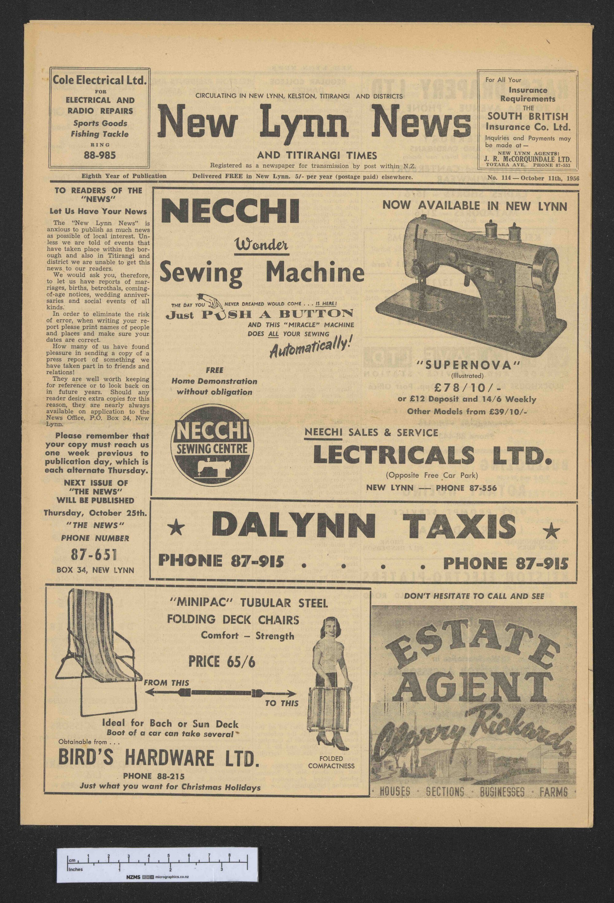 1956-10-11 New Lynn News