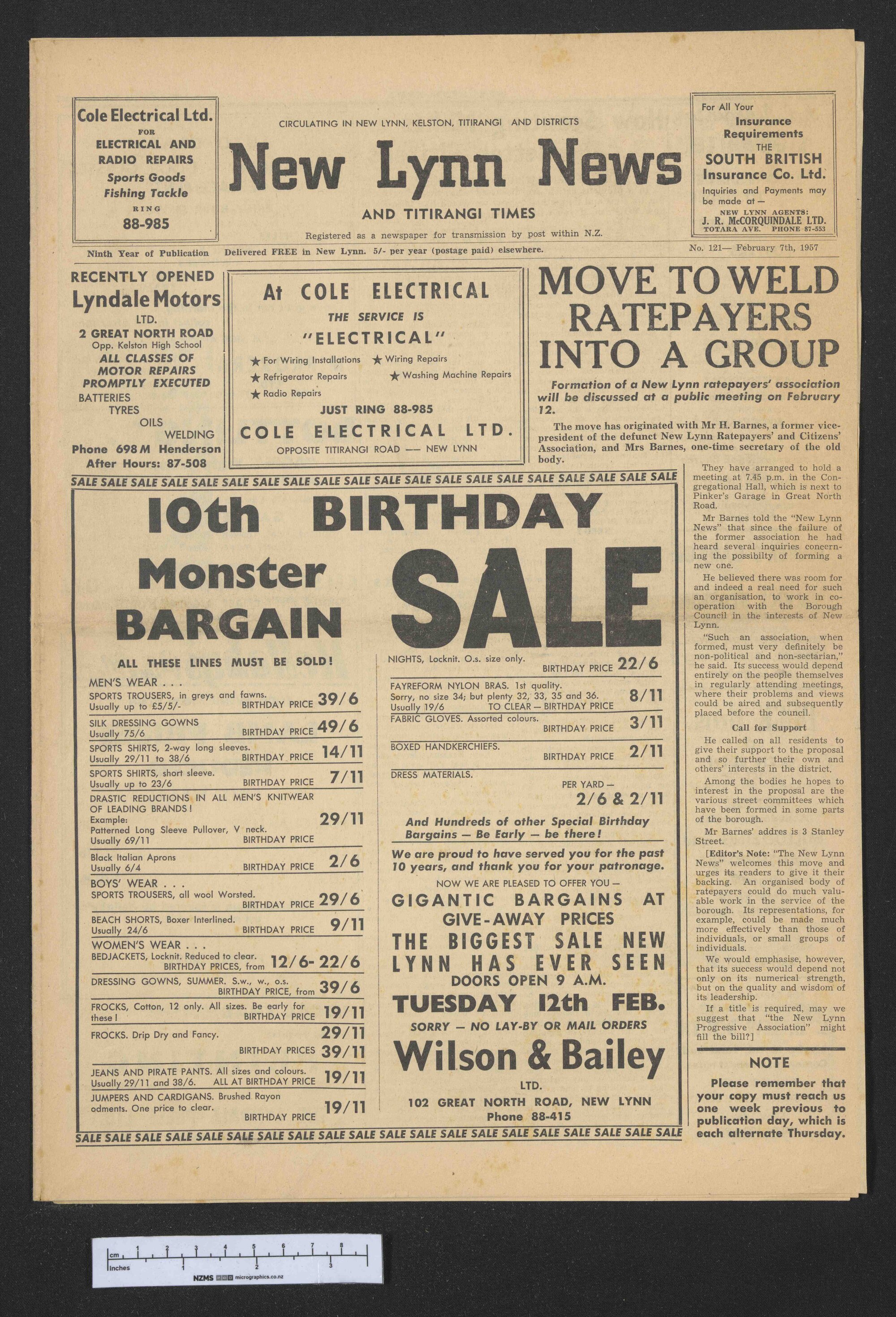 1957-02-07 New Lynn News