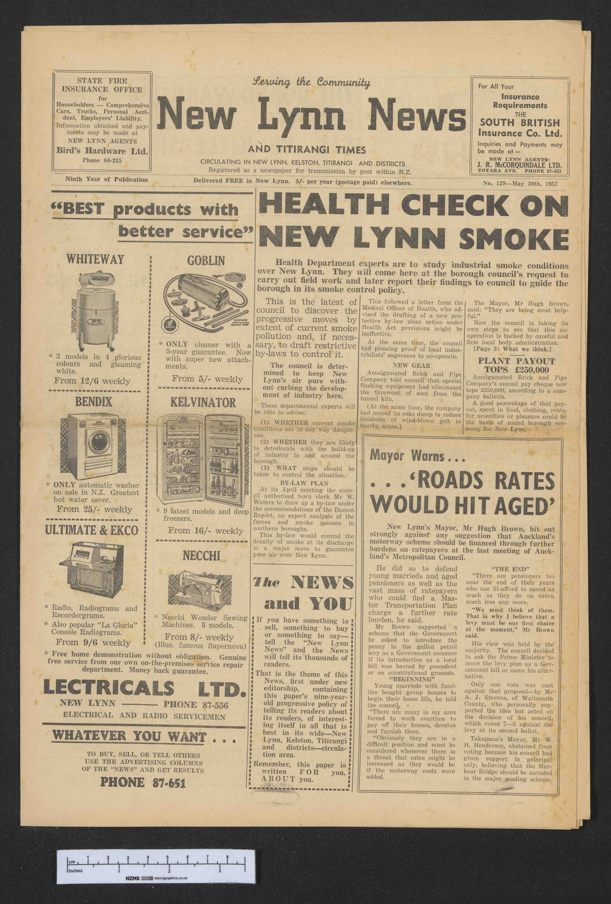 1957-05-30 New Lynn News