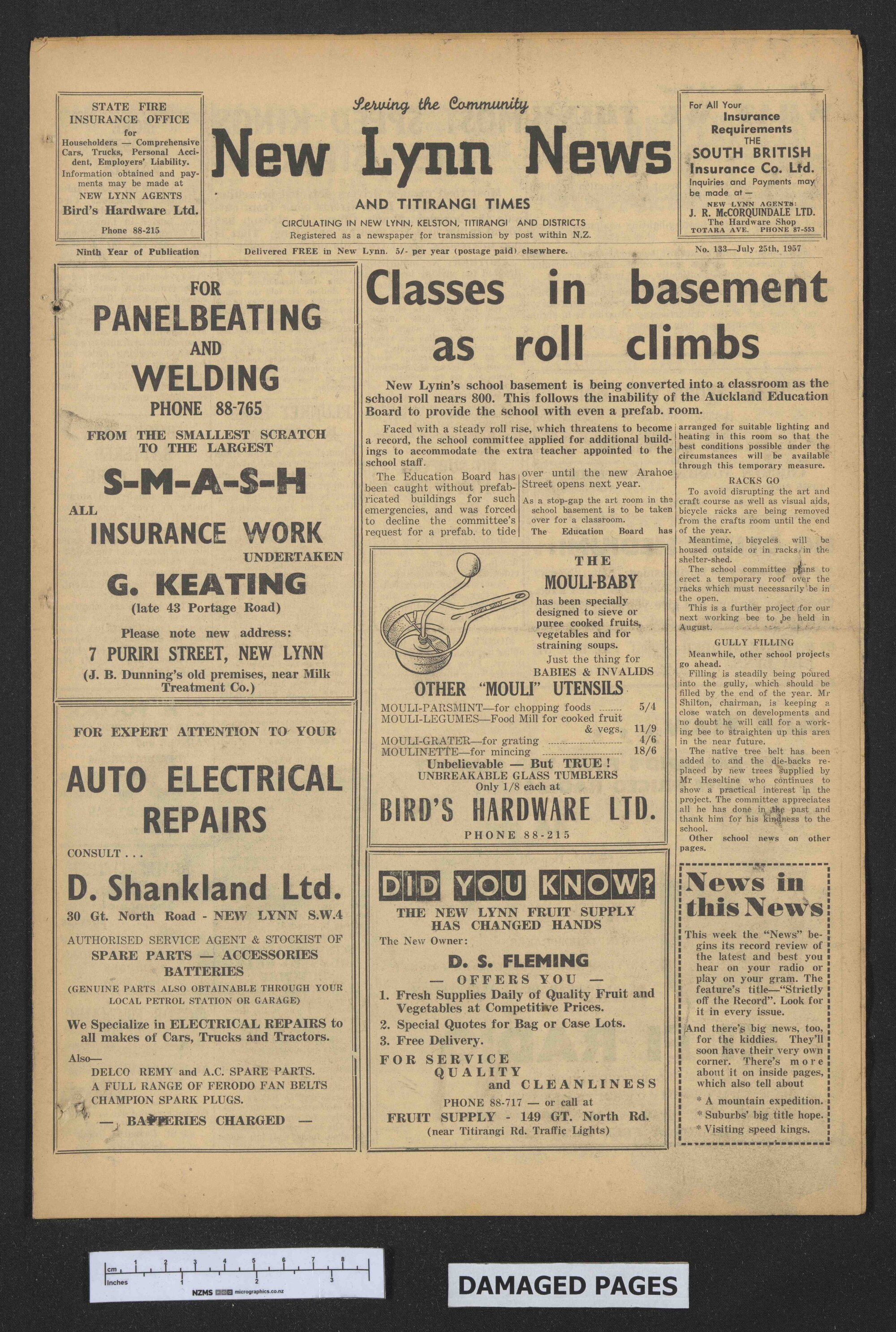 1957-07-25 New Lynn News