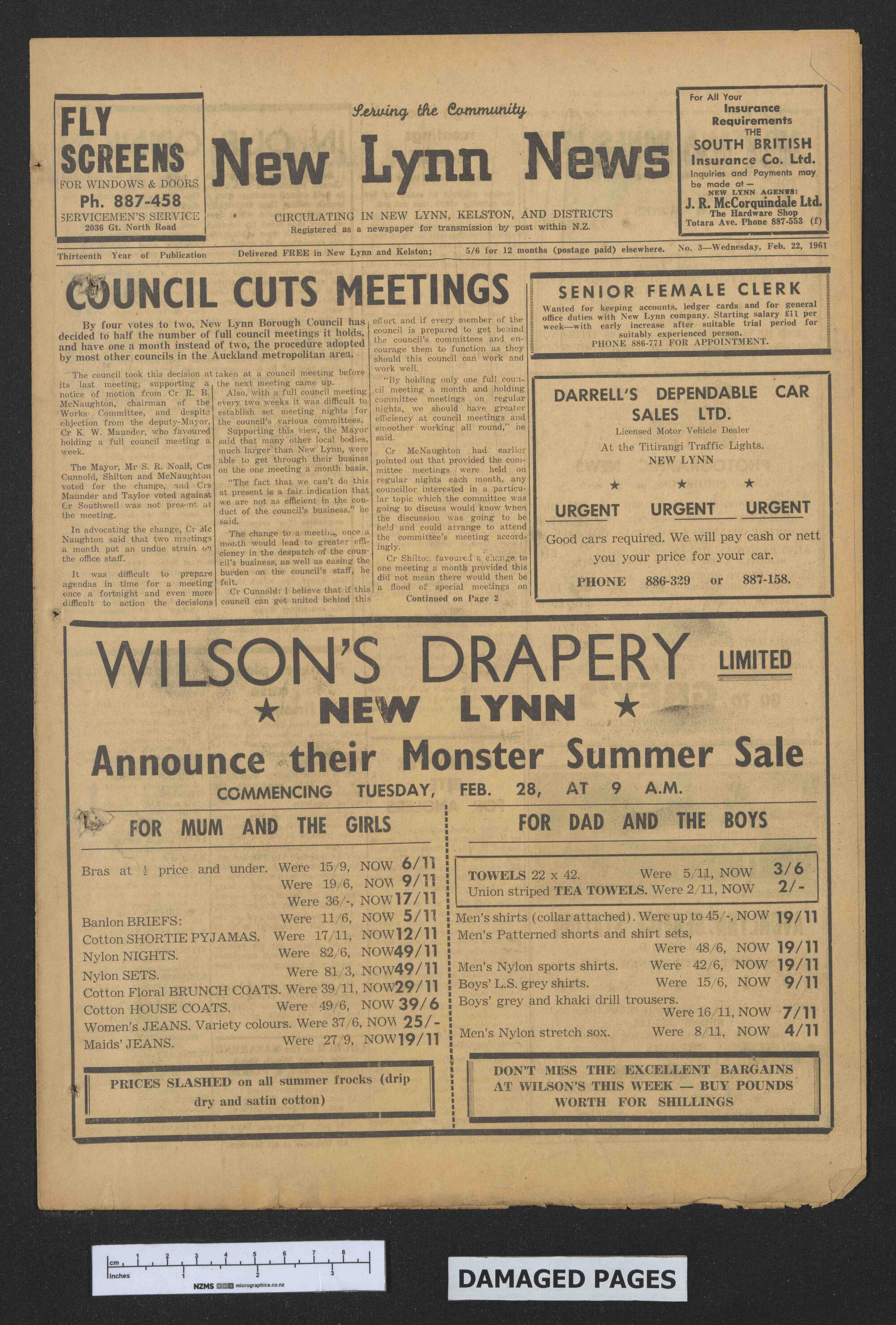 1961-02-22 New Lynn News