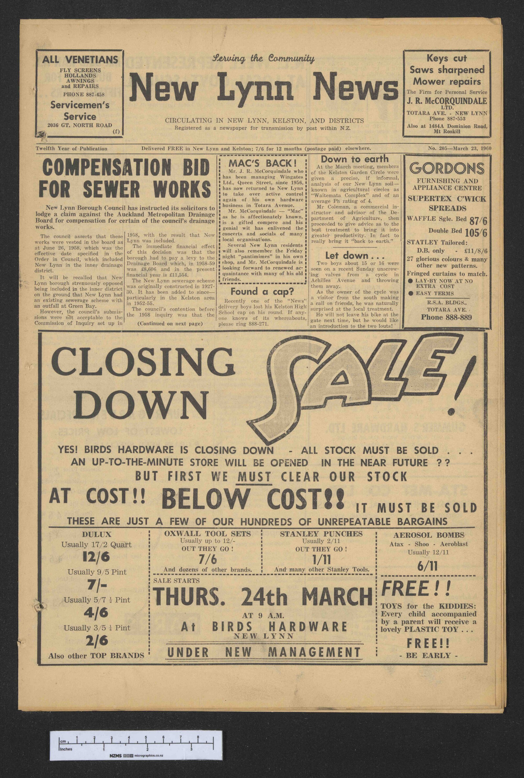 1960-03-23 New Lynn News