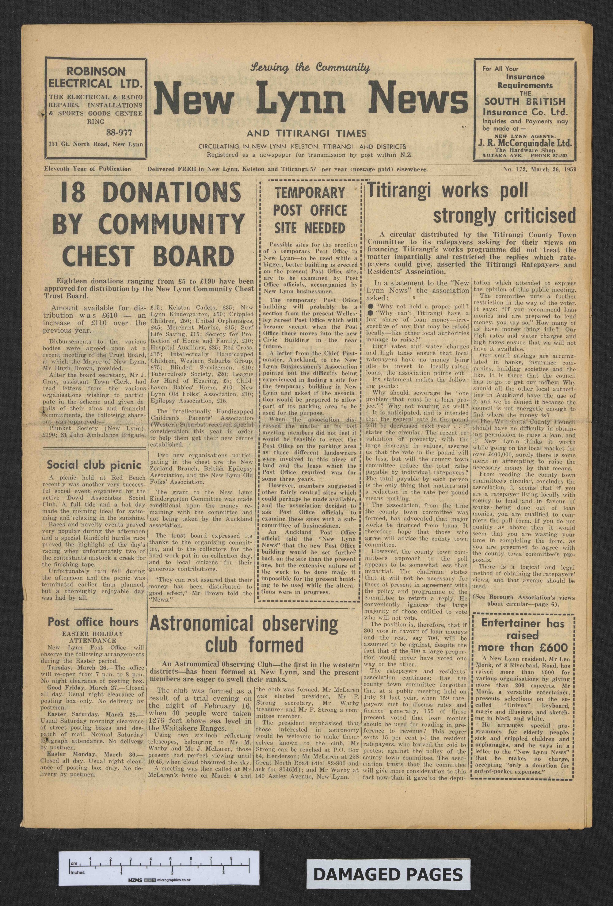 1959-03-26 New Lynn News