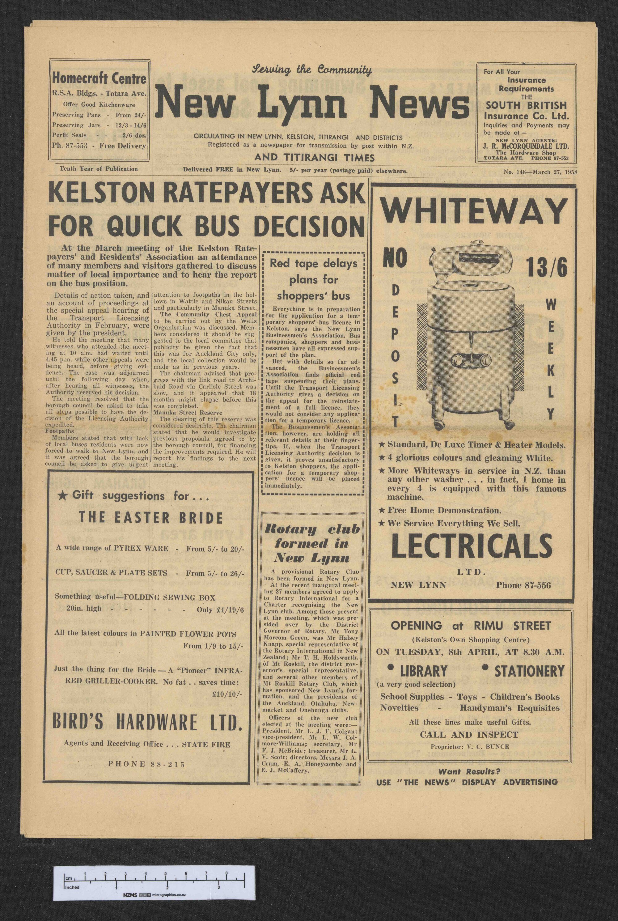 1958-03-27 New Lynn News
