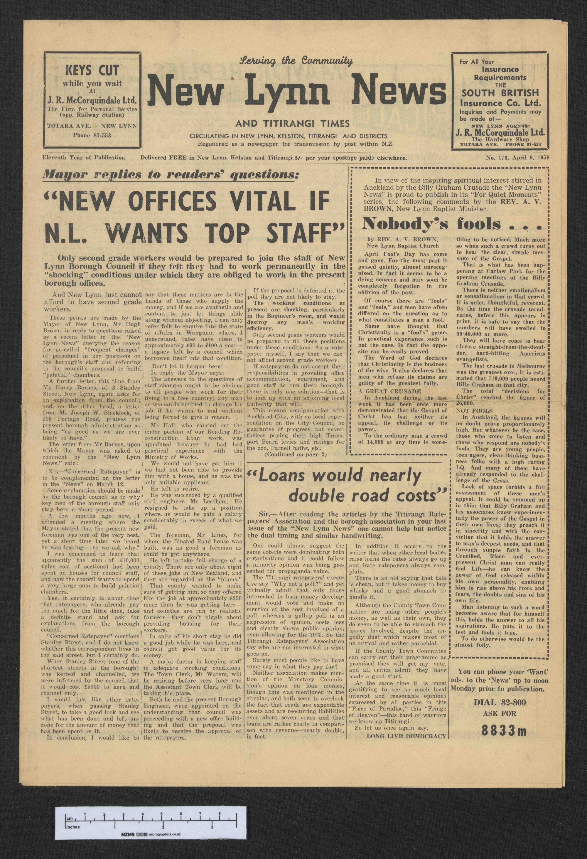 1959-04-09 New Lynn News
