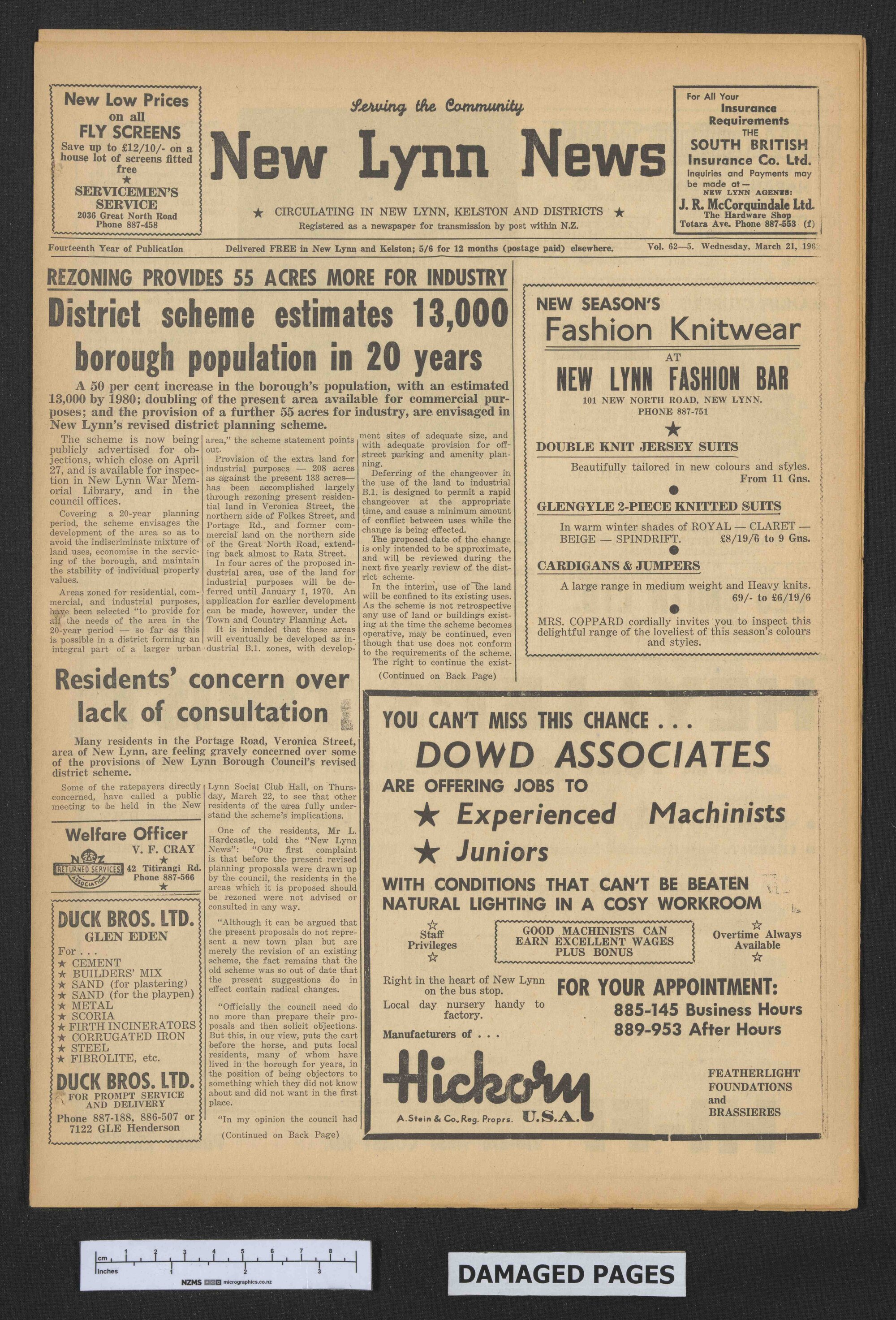 1962-03-21 New Lynn News