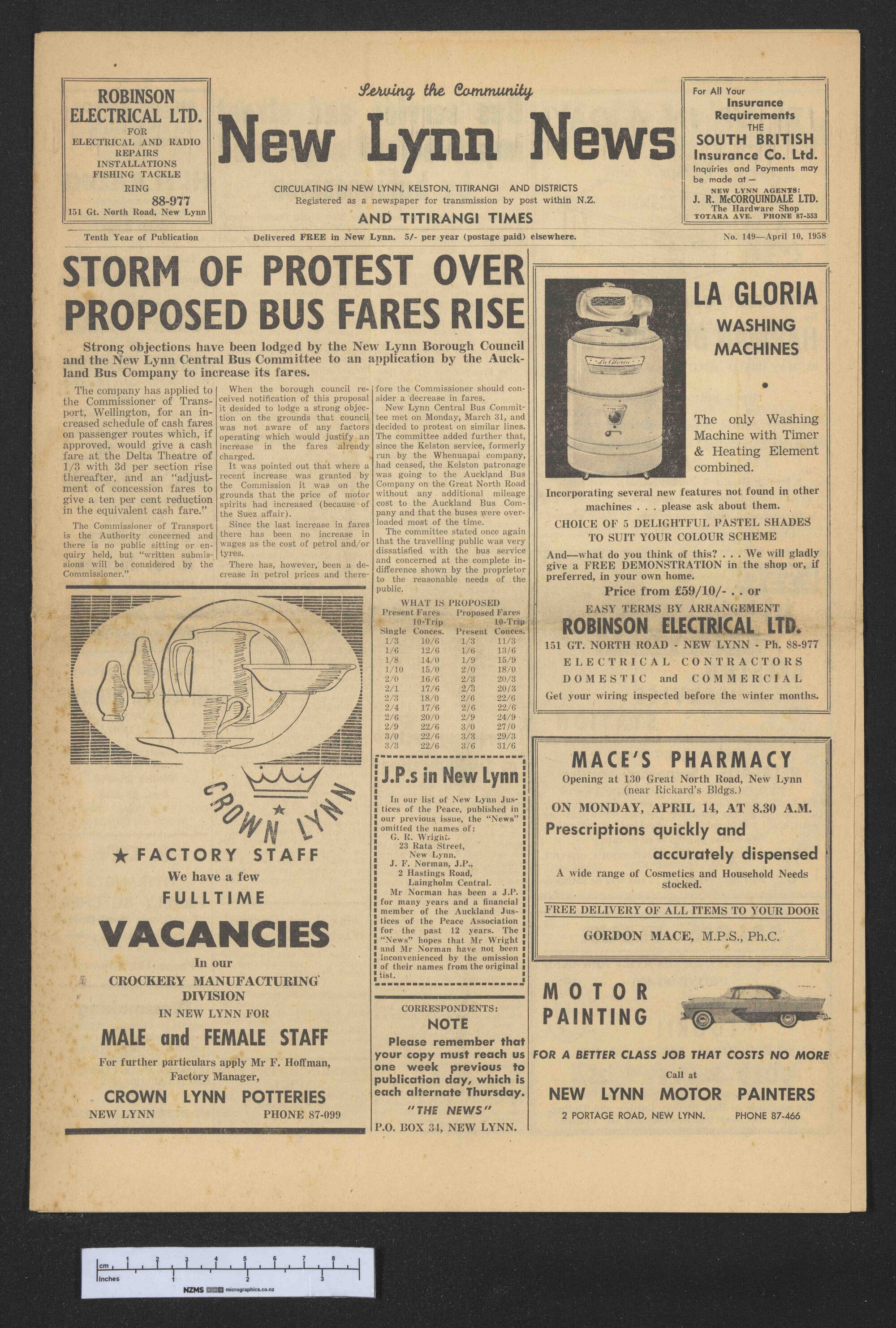 1958-04-10 New Lynn News
