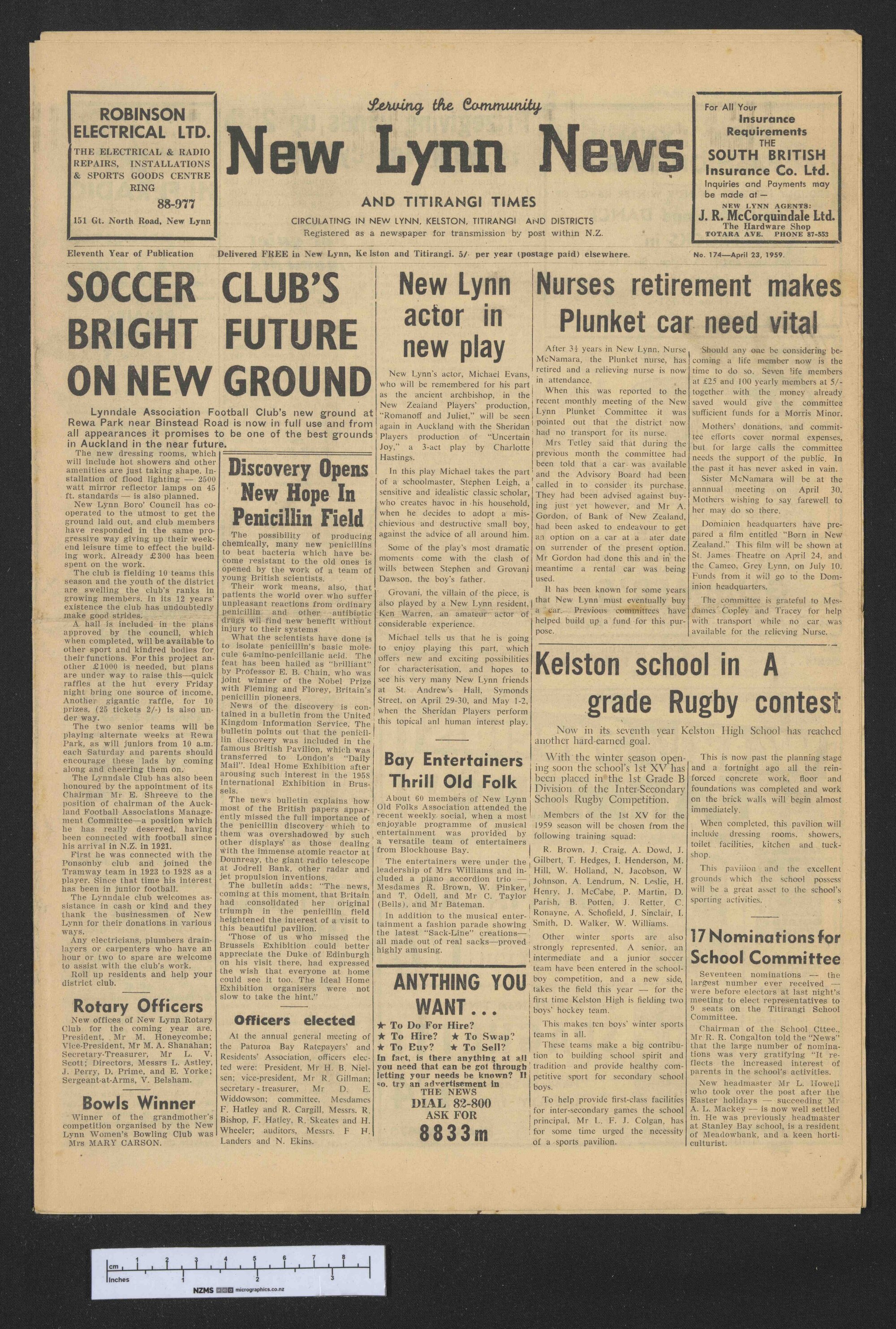 1959-04-23 New Lynn News