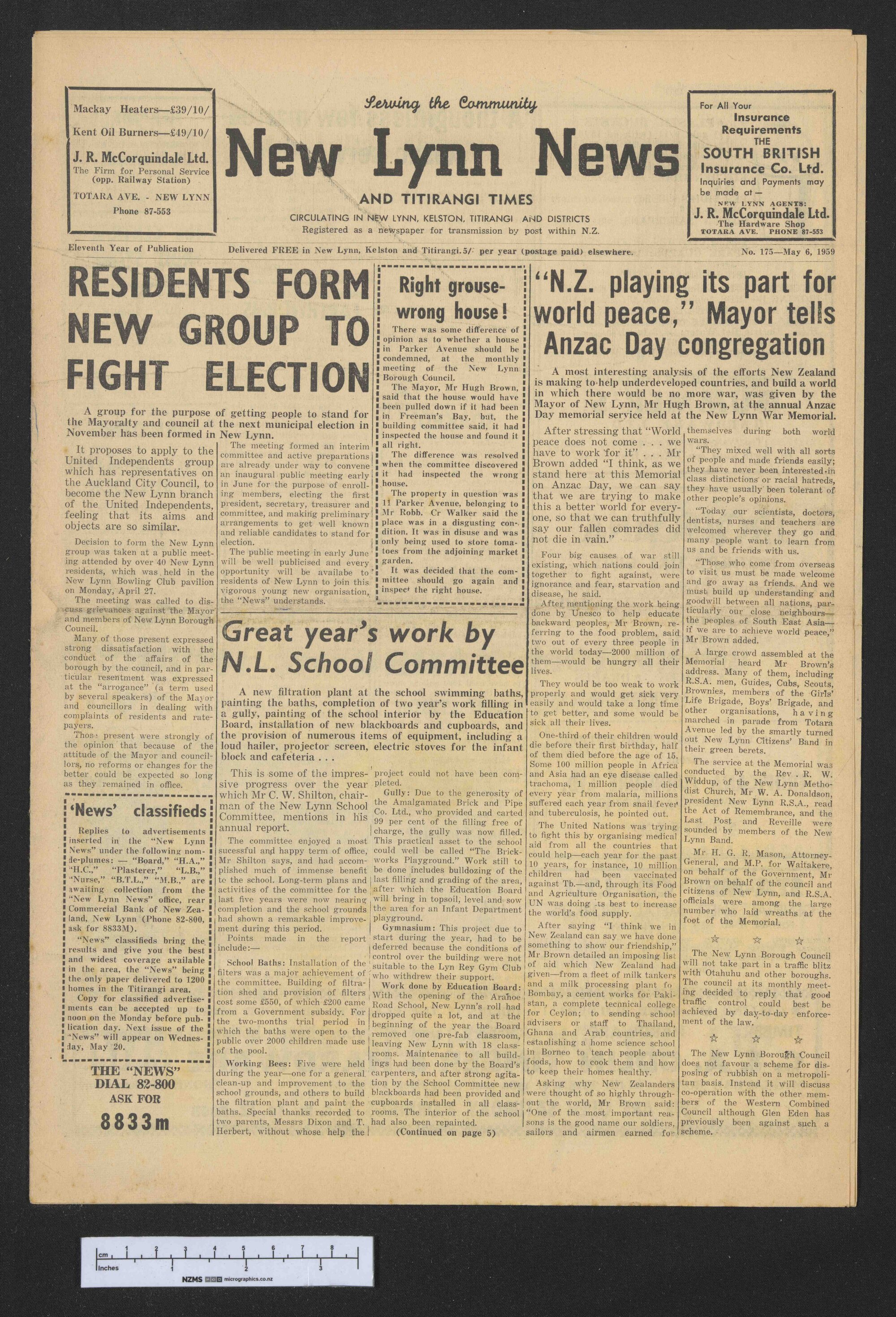1959-05-06 New Lynn News