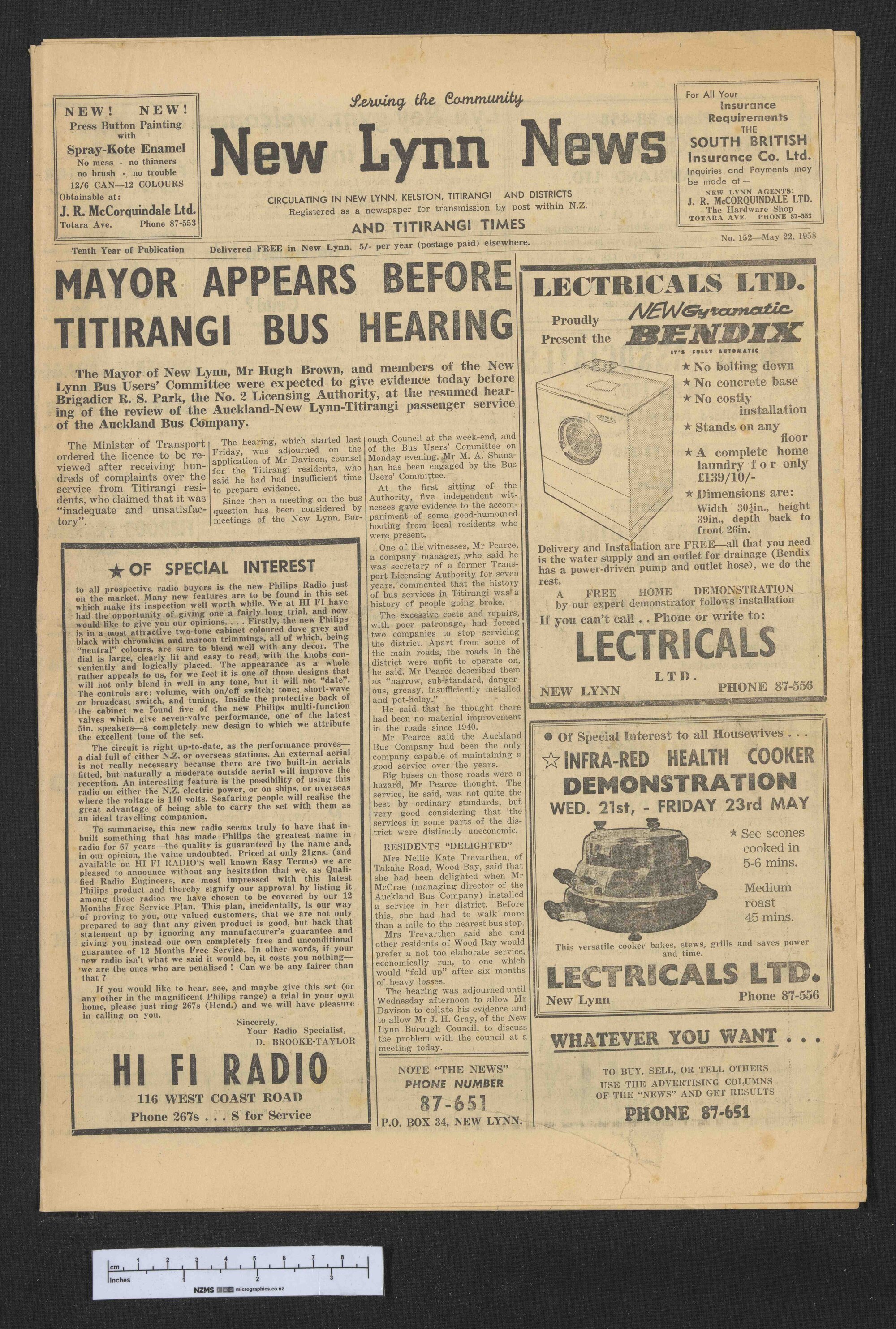 1958-05-22 New Lynn News